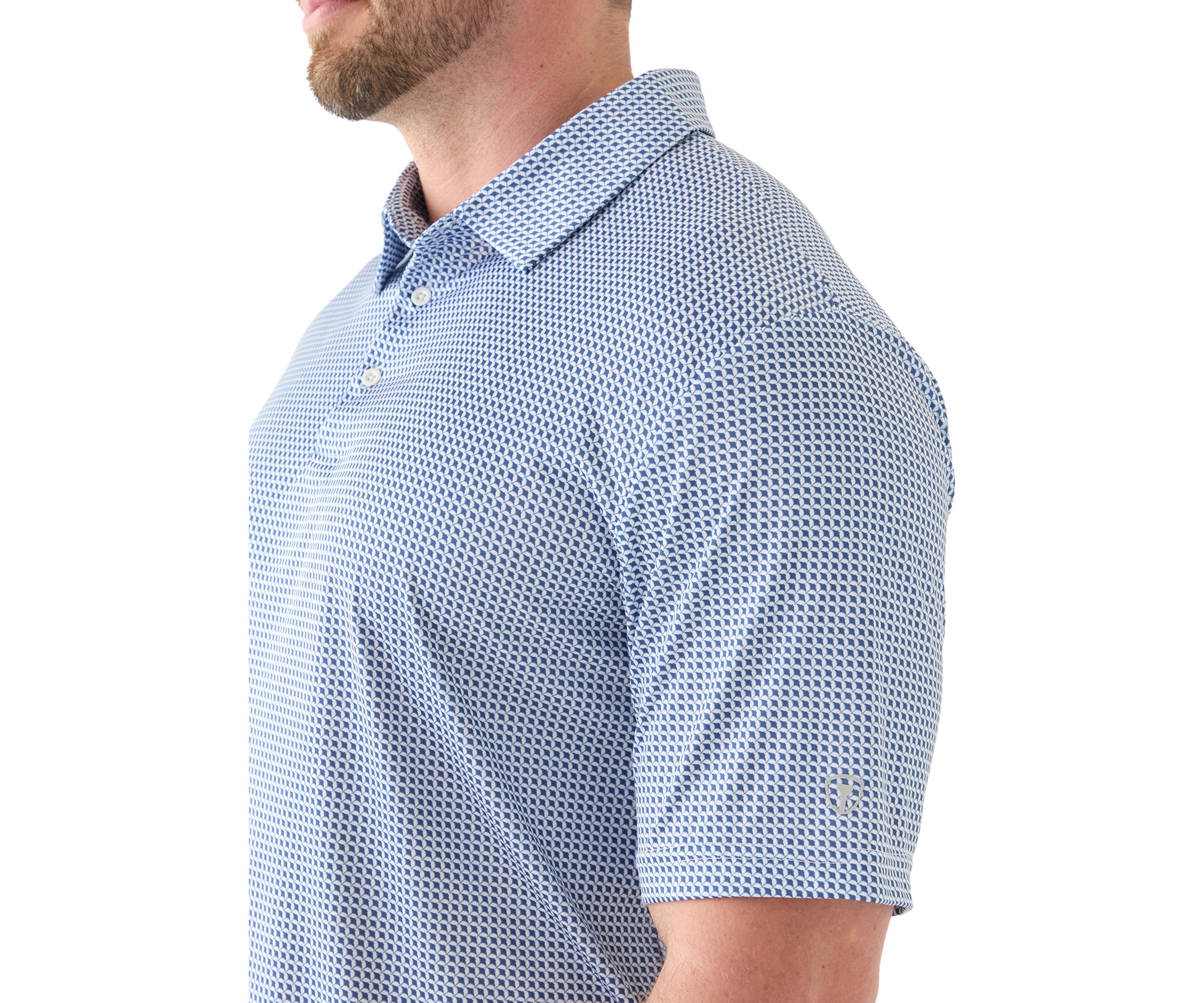 Big & Tall Short Sleeve Stingray Printed Polo Shirt 