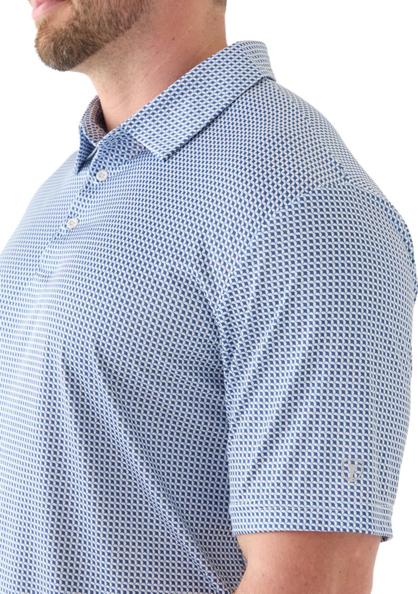 Big & Tall Short Sleeve Stingray Printed Polo Shirt 
