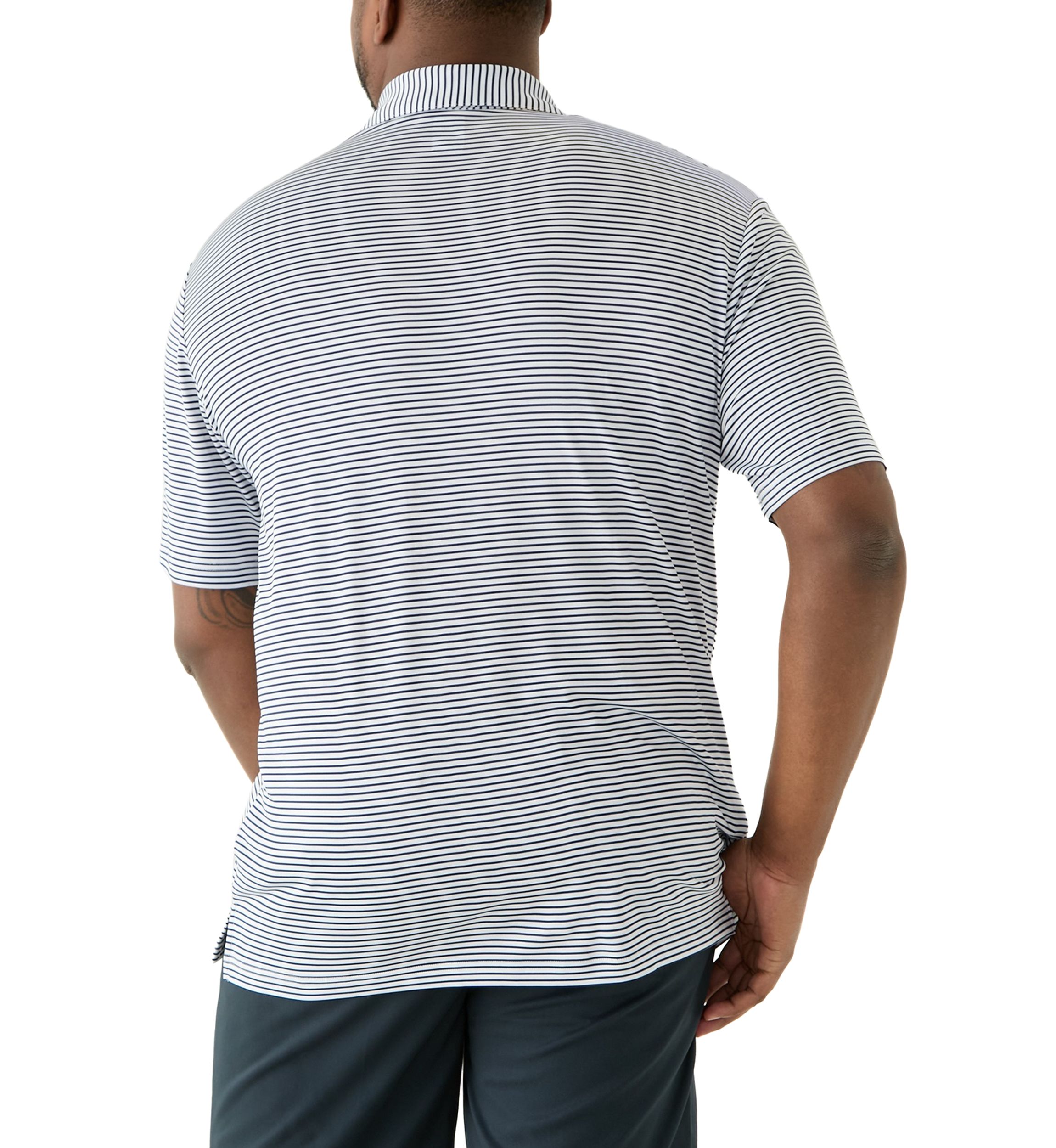 Big & Tall Feeder Stripe Polo Shirt