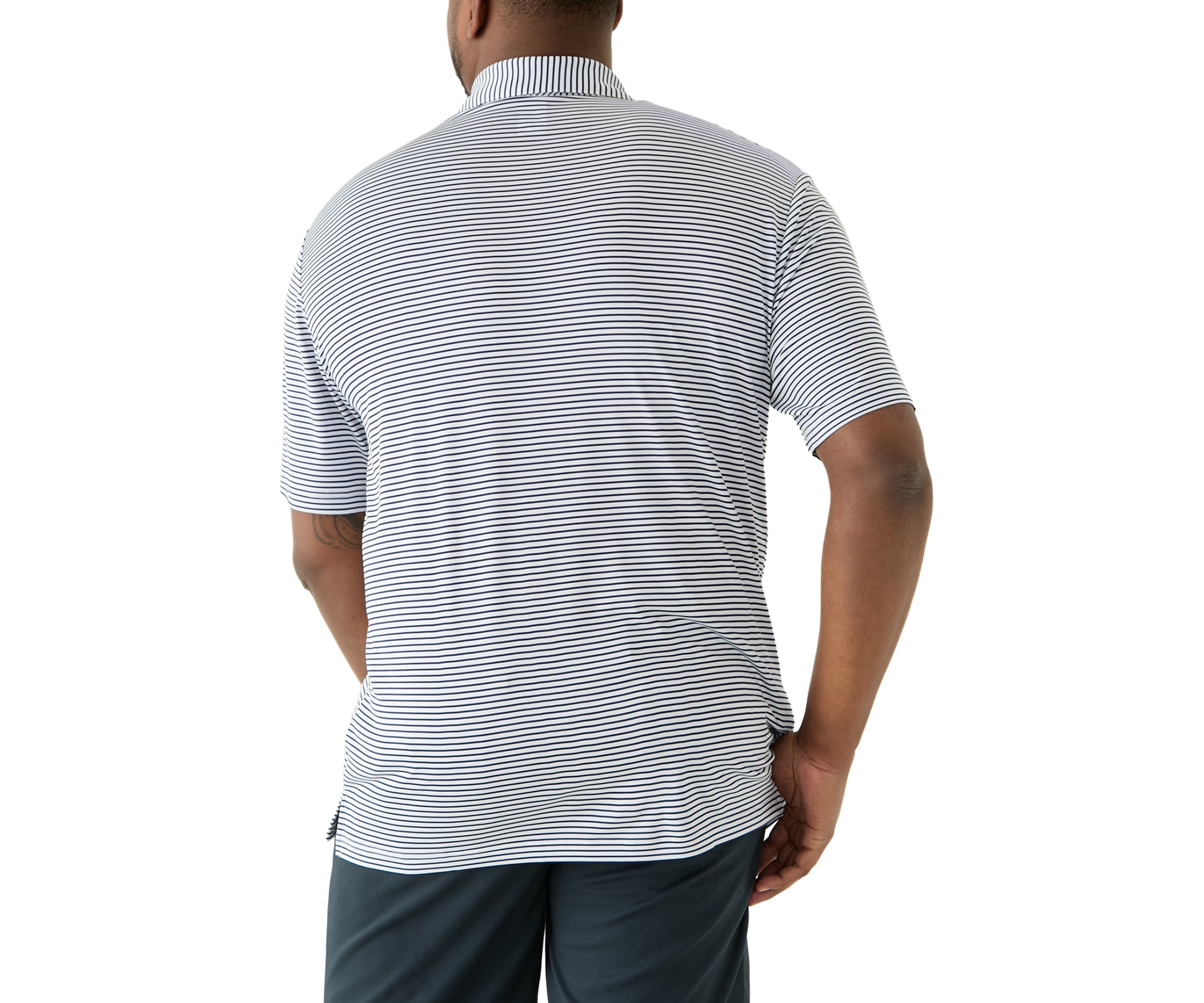 Big & Tall Feeder Stripe Polo Shirt