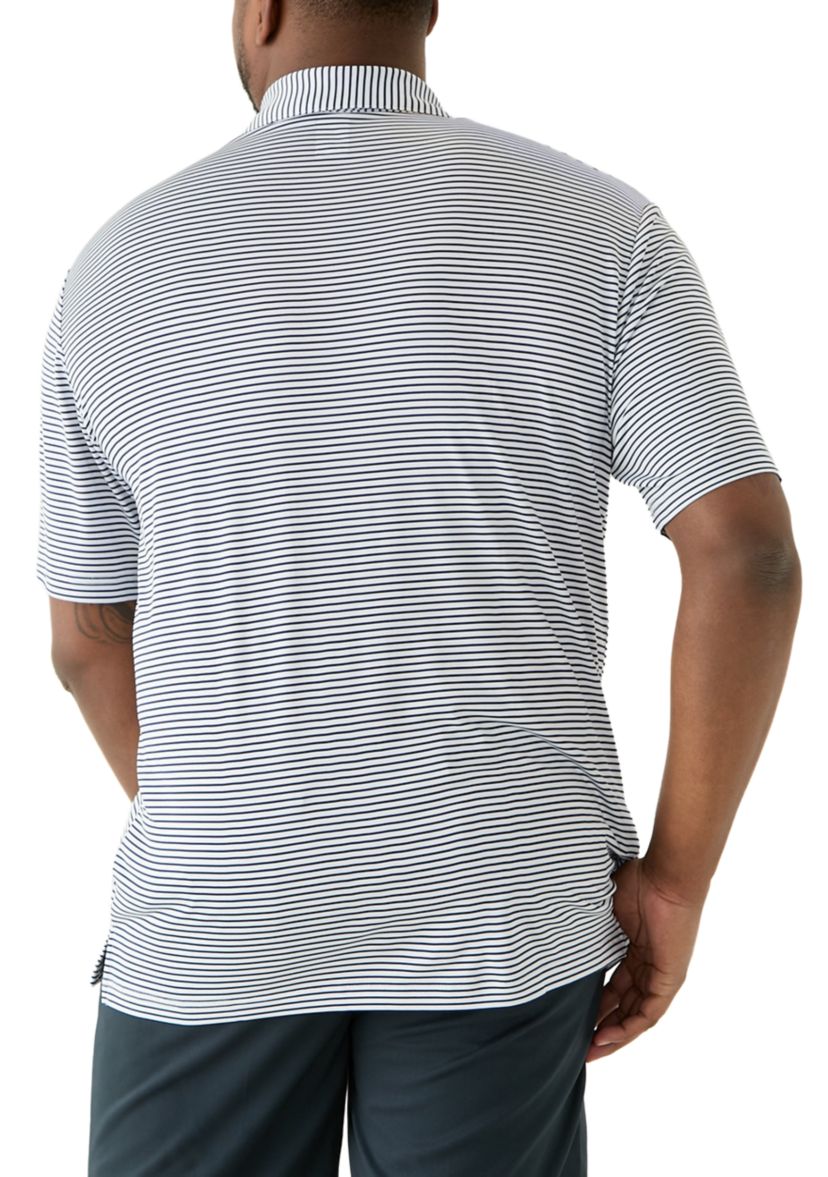 Big & Tall Feeder Stripe Polo Shirt