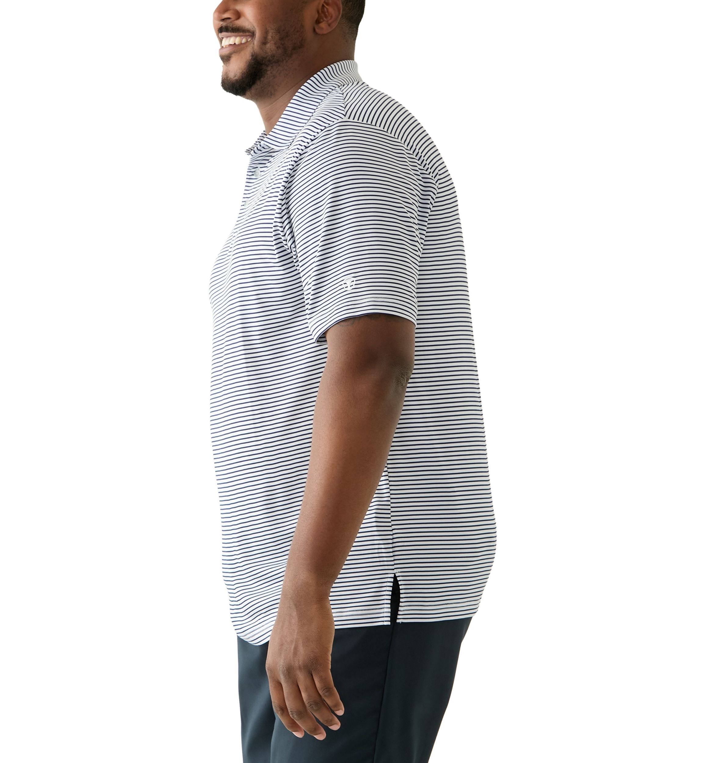 Big & Tall Feeder Stripe Polo Shirt