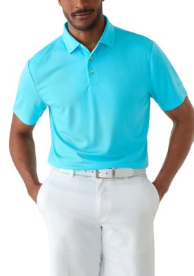 Pro Tour Men's Short Sleeve Performance Mesh Polo Shirt