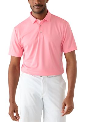 Pro Tour Men's Short Sleeve Performance Mesh Polo Shirt, XL