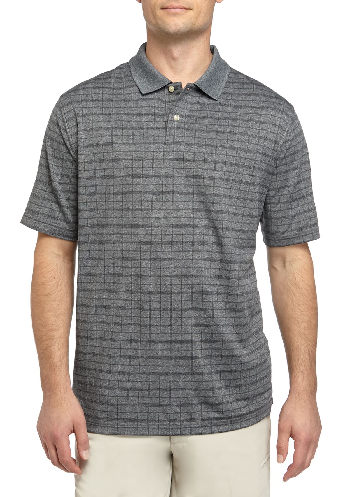 Windowpane Performance Polo Shirt