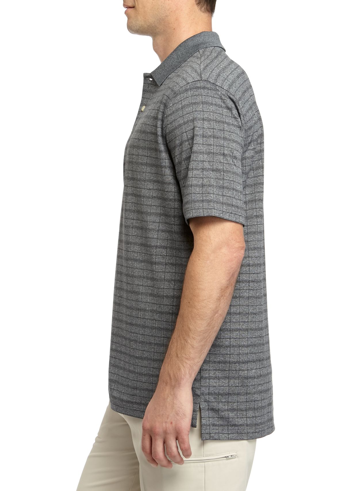 Windowpane Performance Polo Shirt