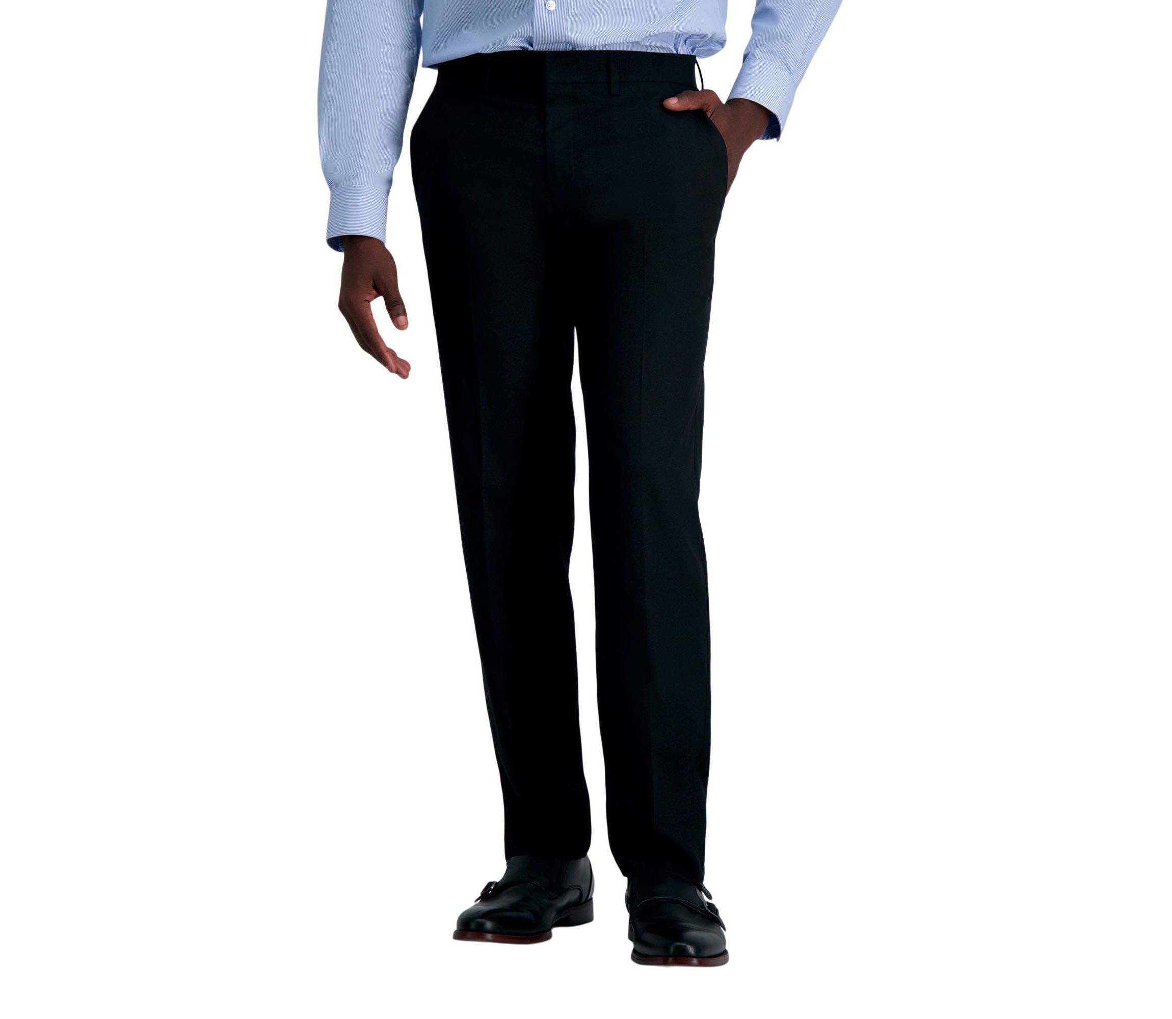 Louis Raphael Premium Stretch Straight Fit Flat Front Dress Pant