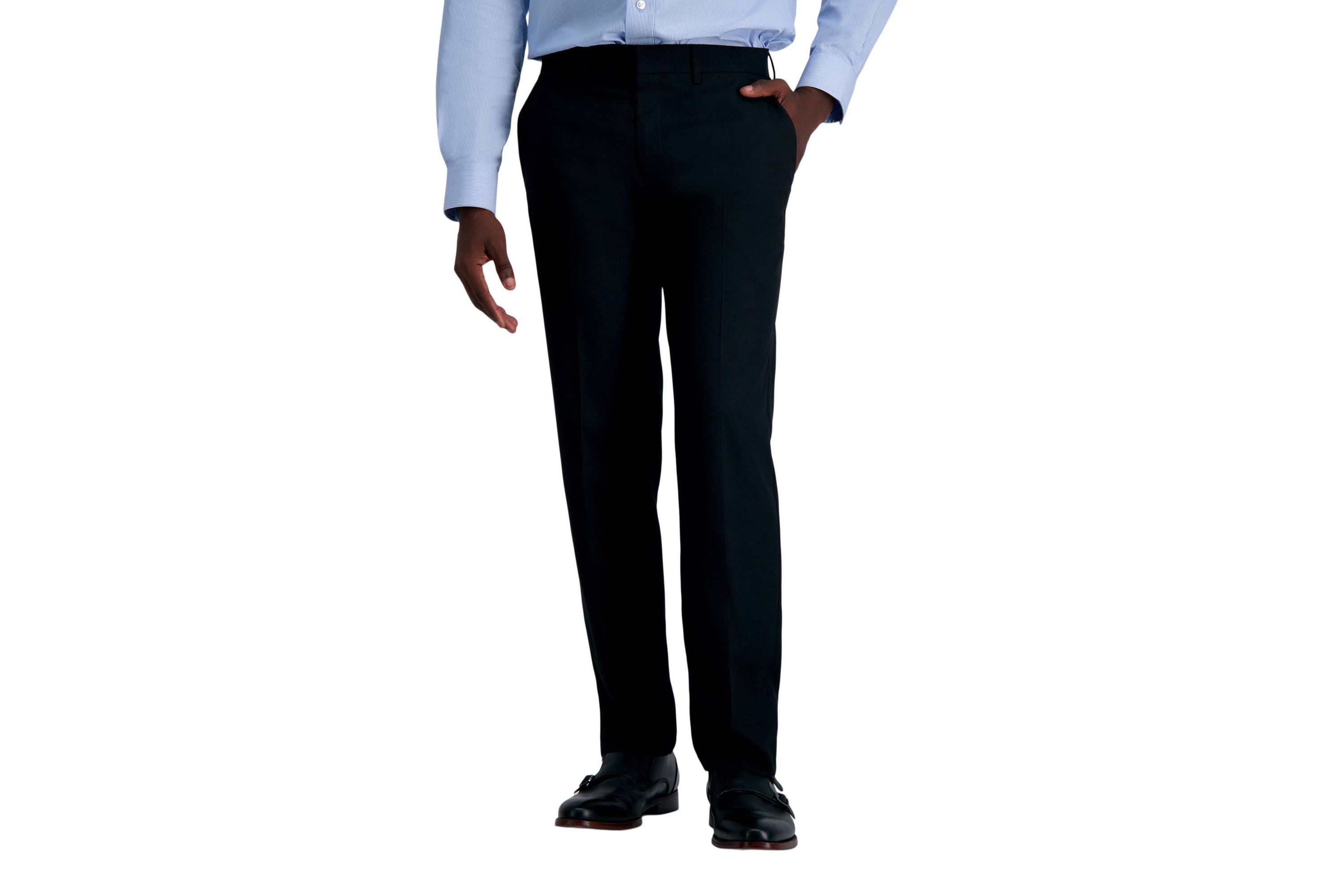 Louis Raphael Premium Stretch Straight Fit Flat Front Dress Pant