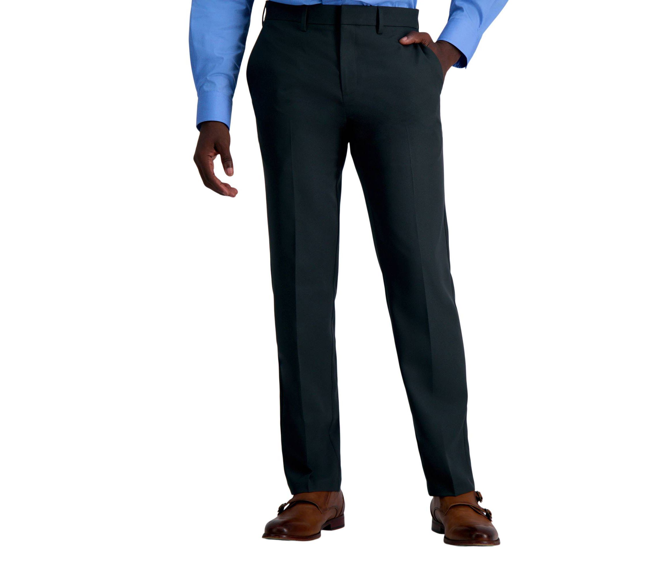 louis raphael skinny fit dress pants Black Regular Pants
