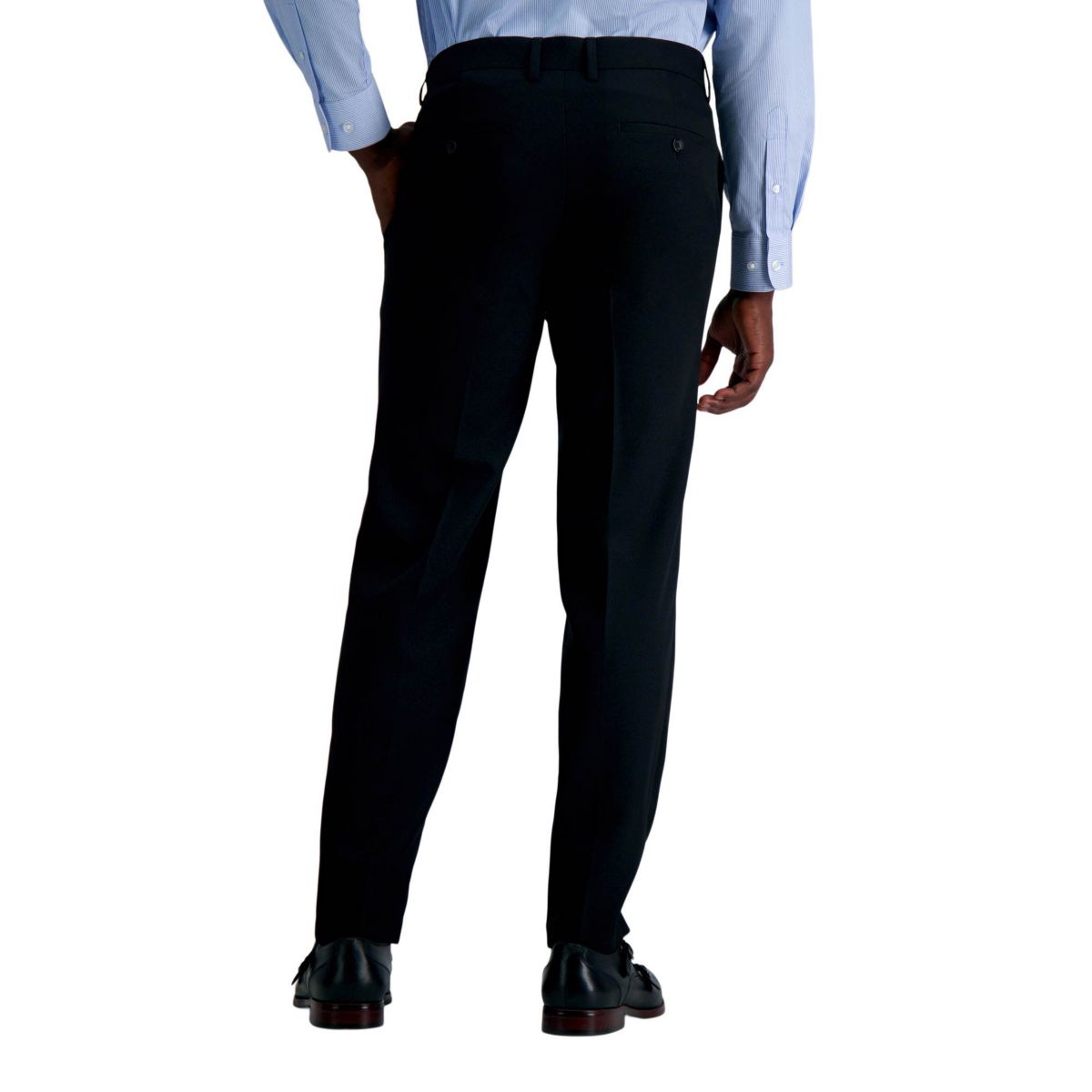 Louis Raphael Premium Stretch Straight Fit Flat Front Dress Pant