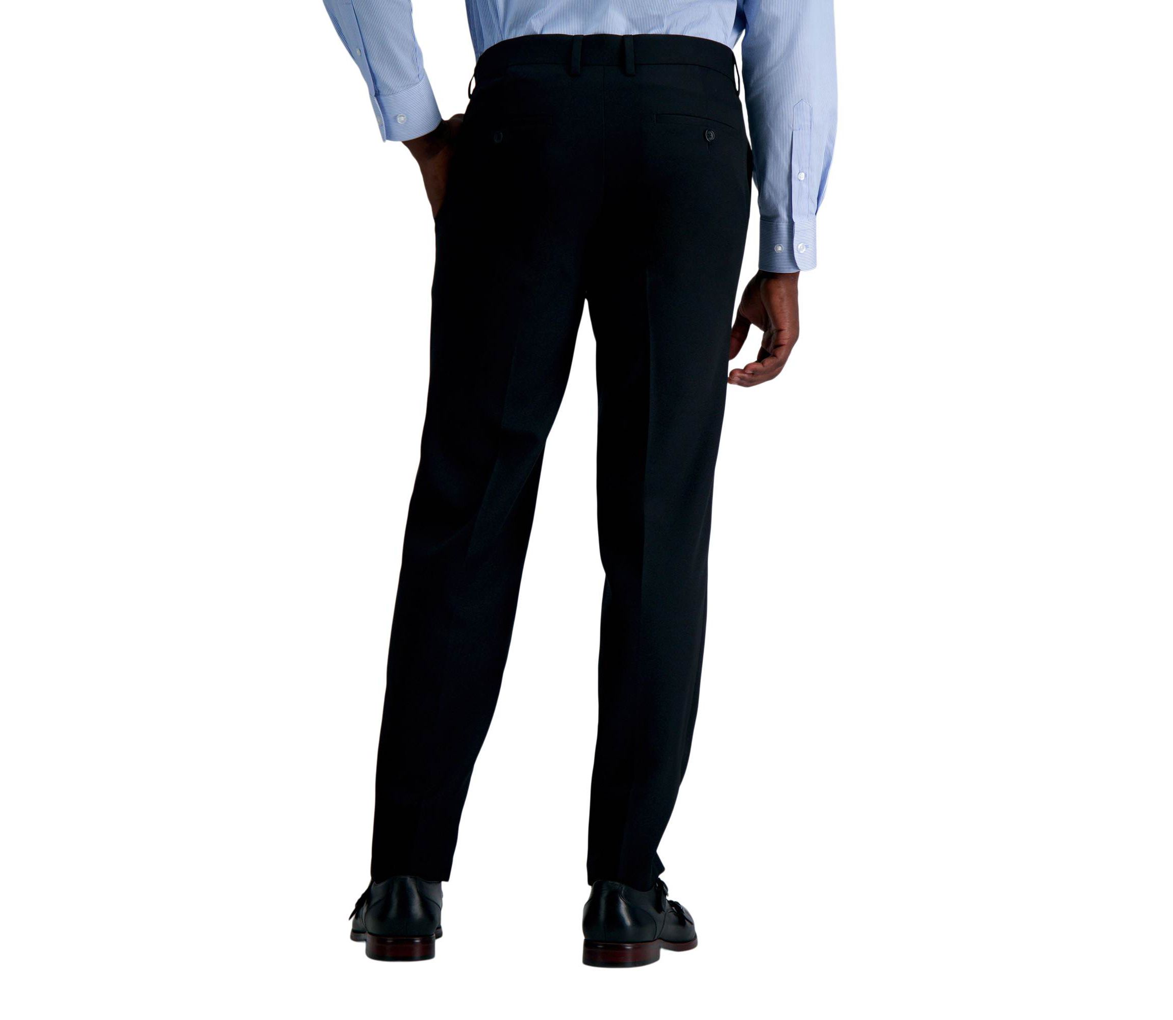 Louis Raphael Premium Stretch Straight Fit Flat Front Dress Pant