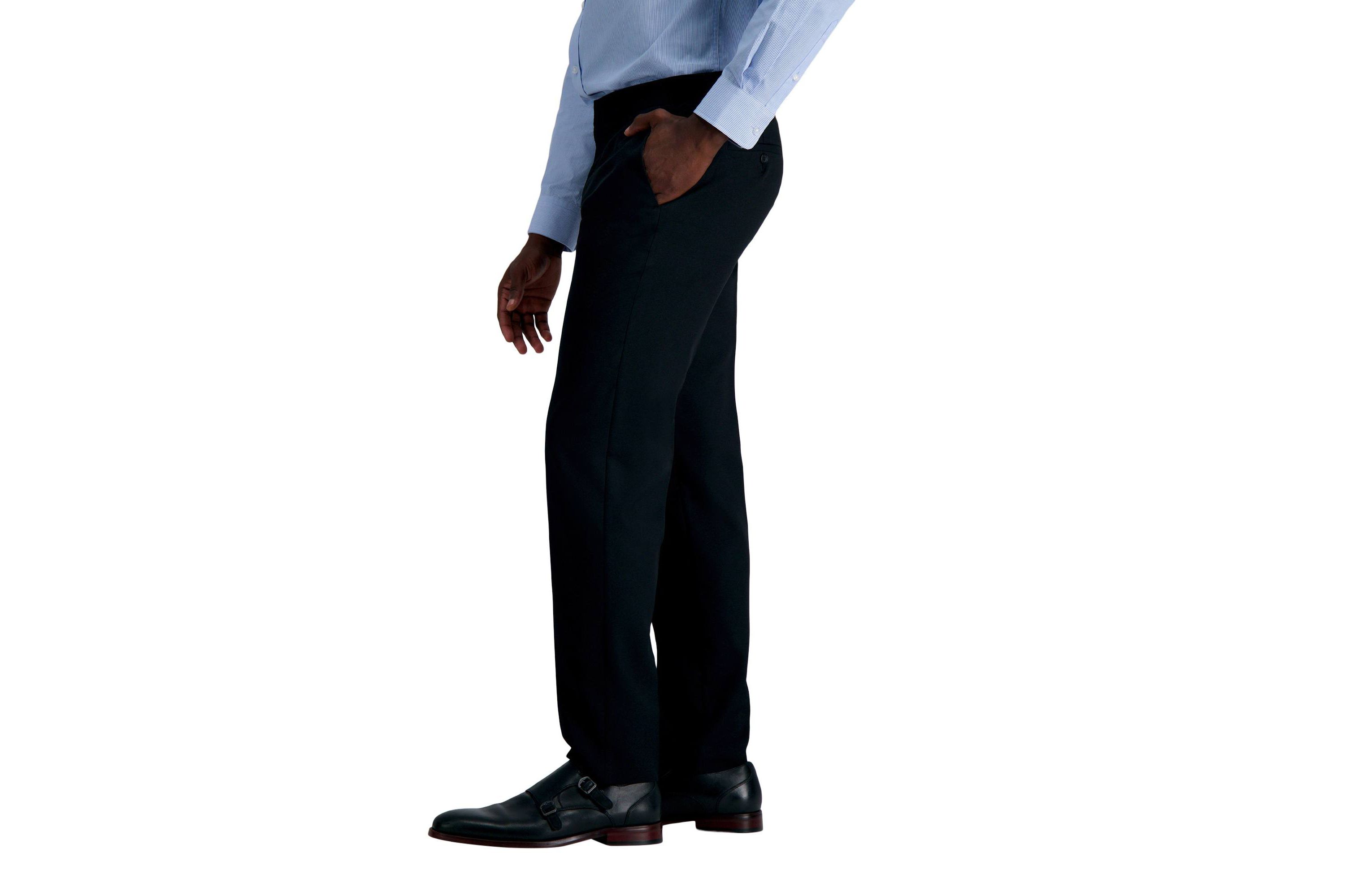 Louis Raphael Premium Stretch Straight Fit Flat Front Dress Pant
