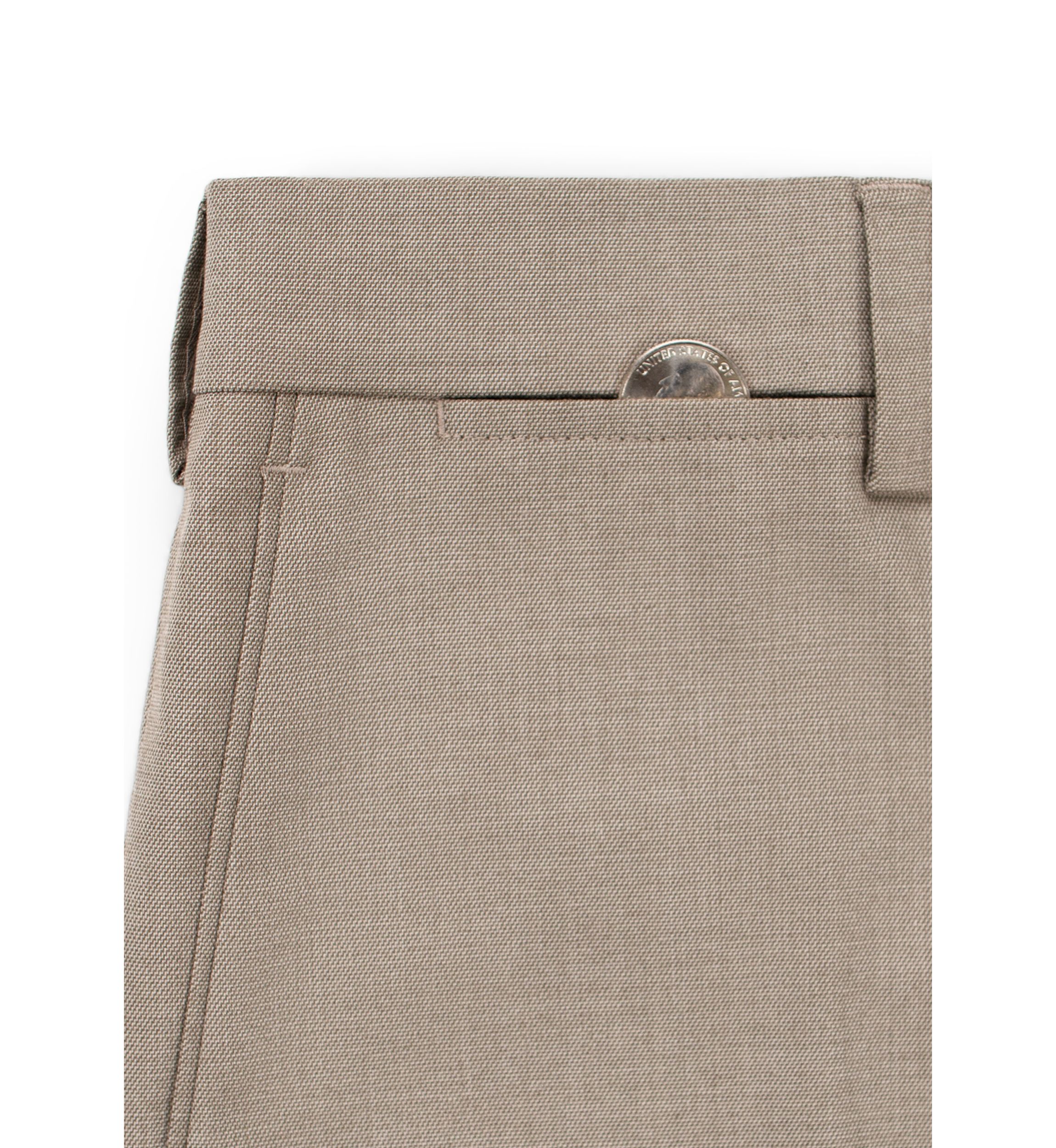 Sharkskin Slim Fit Flat Front Dress Pants