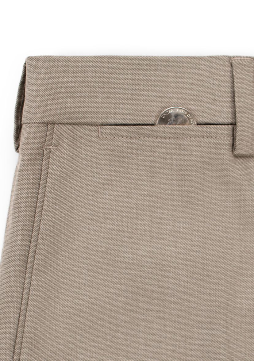 Sharkskin Slim Fit Flat Front Dress Pants