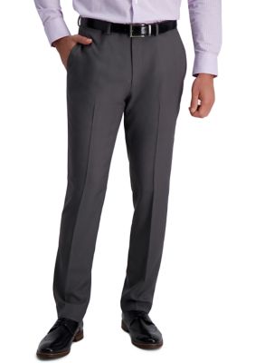 Louis Raphael LUXE Men's 100% Wool Pleated Dress Pant with Hidden