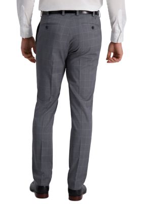 Louis Raphael Mens Straight Dress Pants Slacks, Grey, 34W x 34L