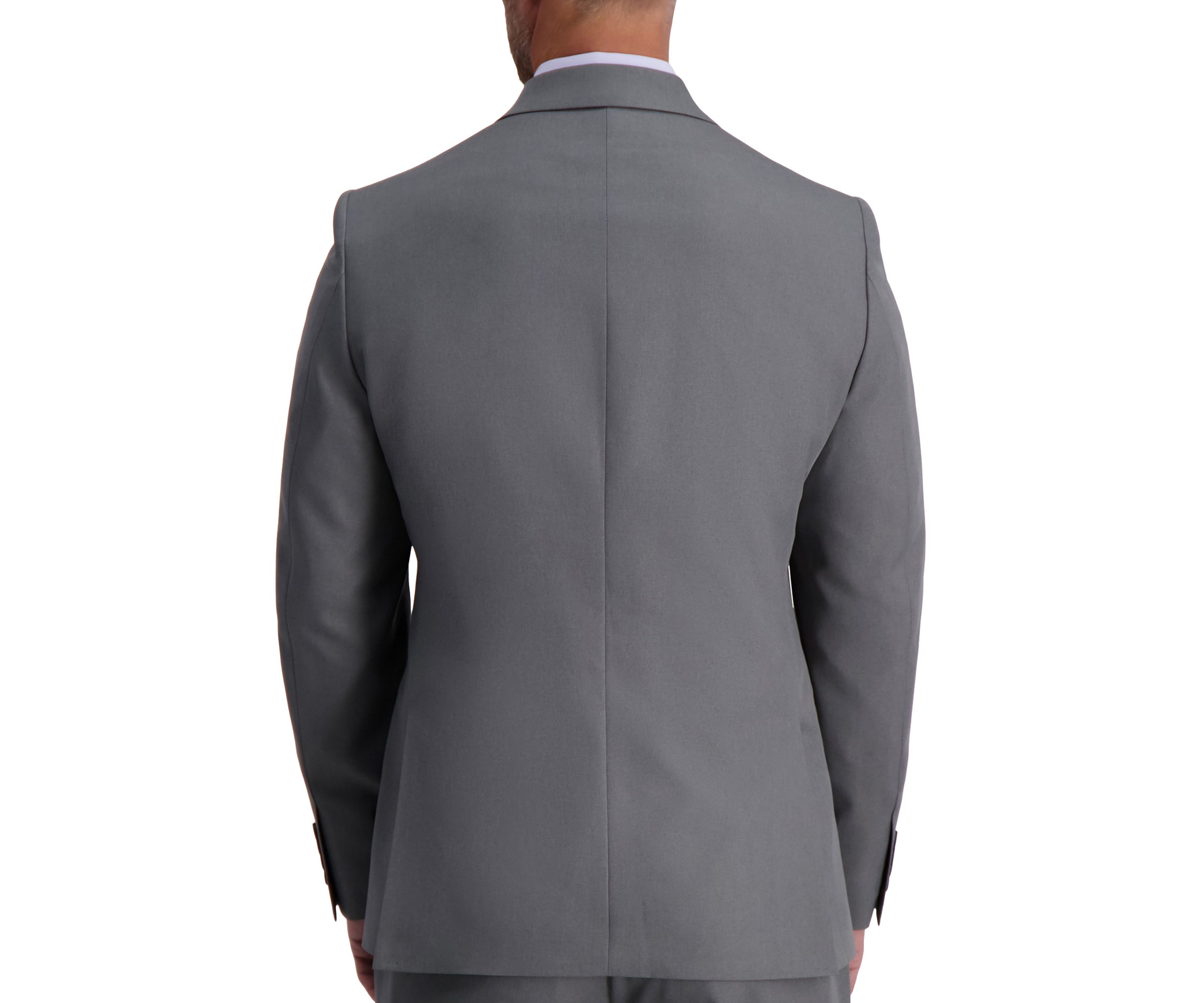 Mens Heather Stretch Skinny Fit Suit Separate Jacket