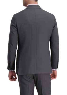Louis Raphael LUXE Men's Slim Fit Flat Front Stretch Wool Blend Dress Pant,  Tan, 29W x 32L at  Men's Clothing store