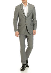 Kenneth Cole Men's Mid Gray Tic Suit | belk