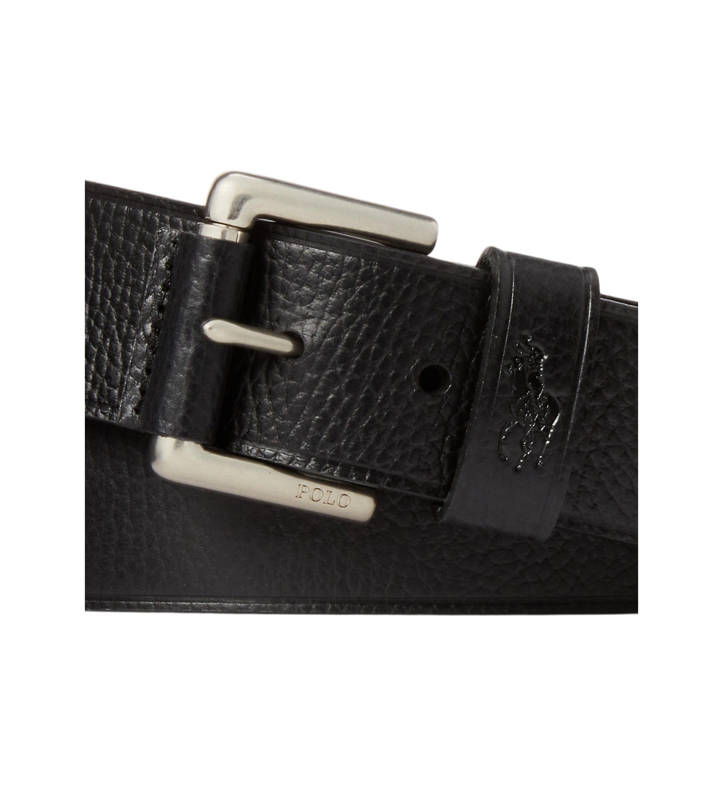 Signature Pony Leather Belt