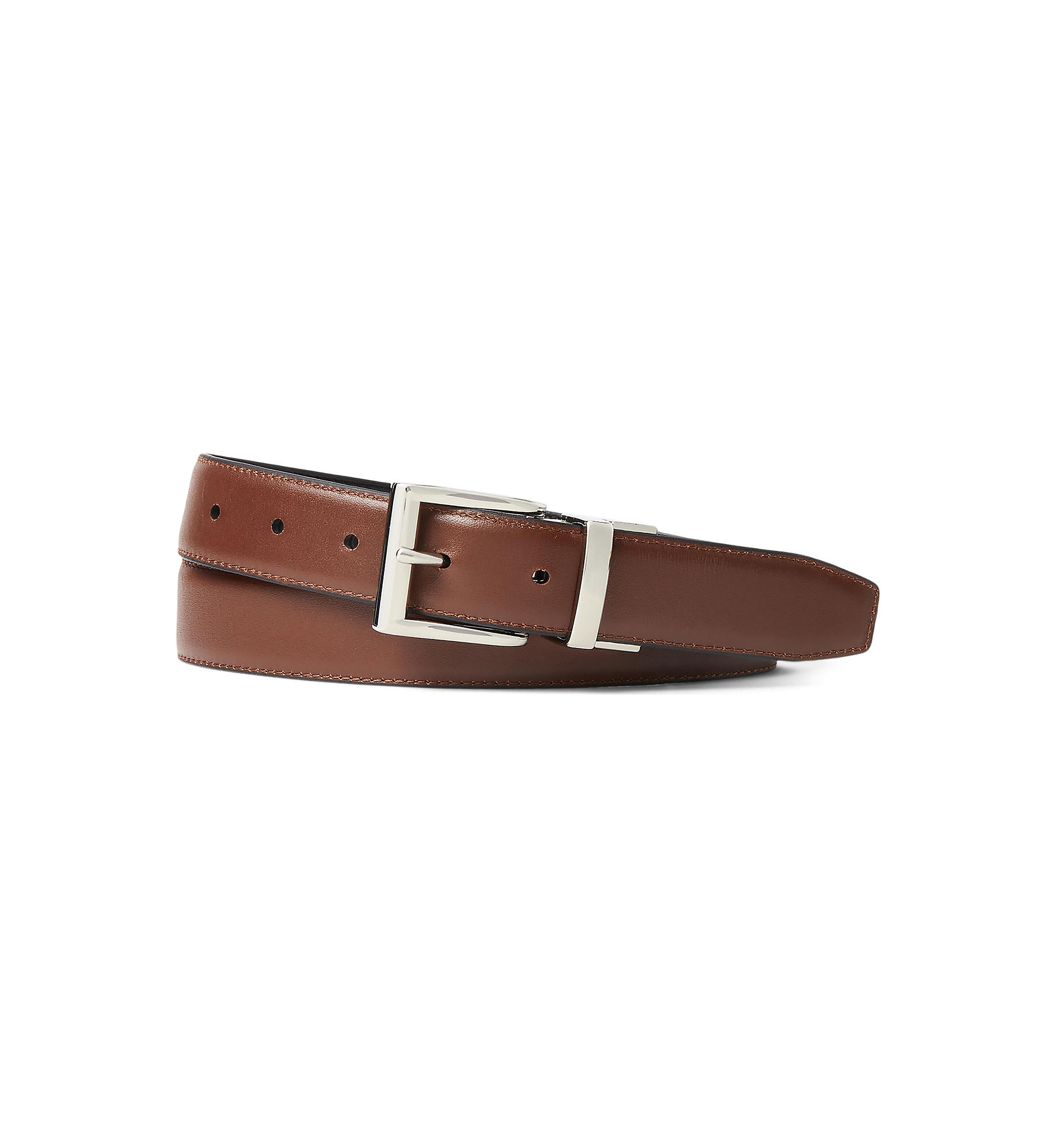 Reversible Leather Dress Belt