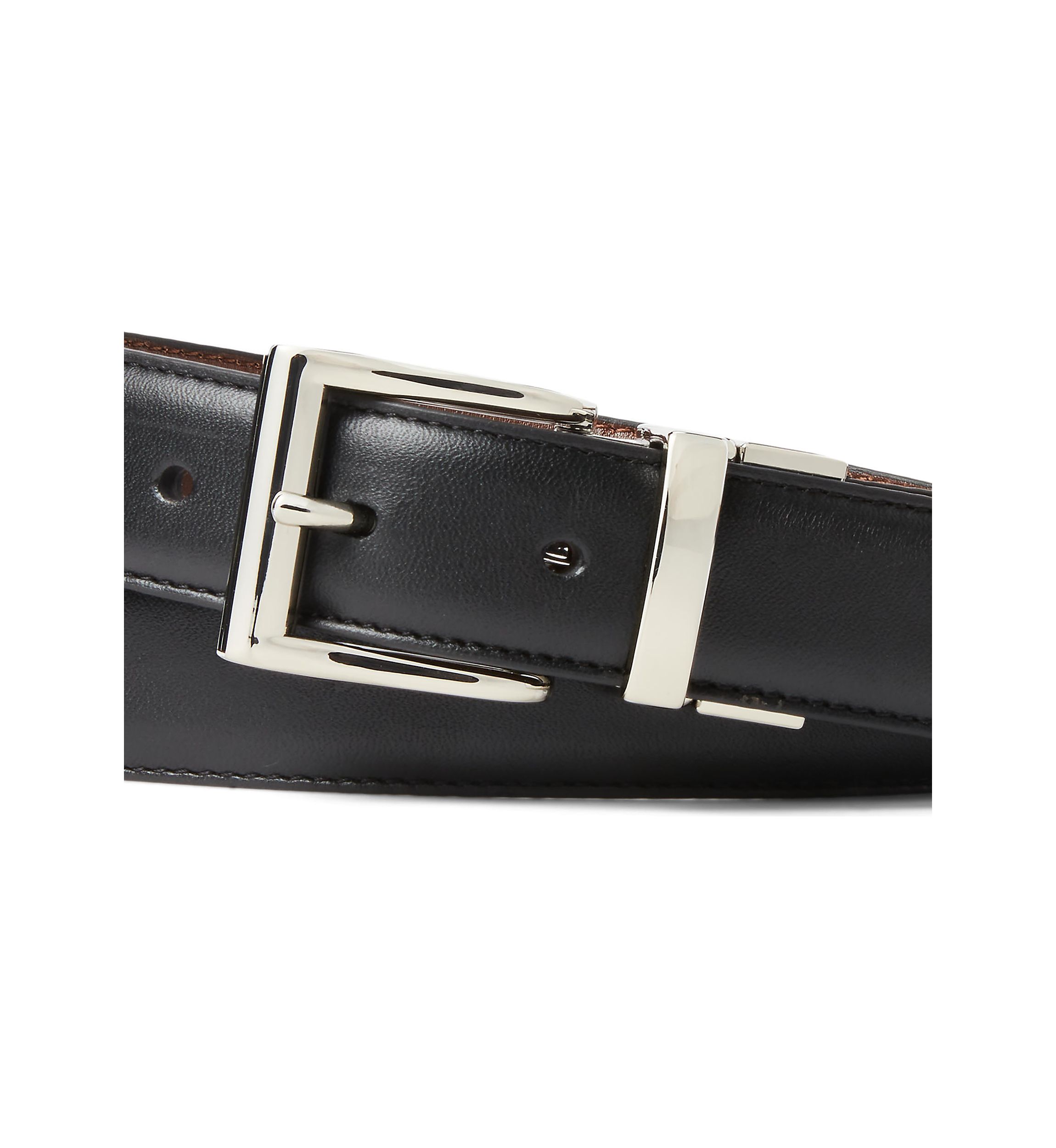Reversible Leather Dress Belt
