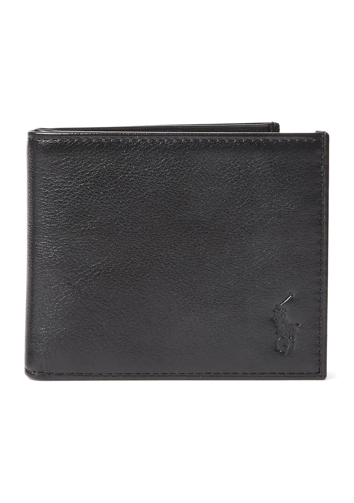Pebbled Leather Billfold Wallet
