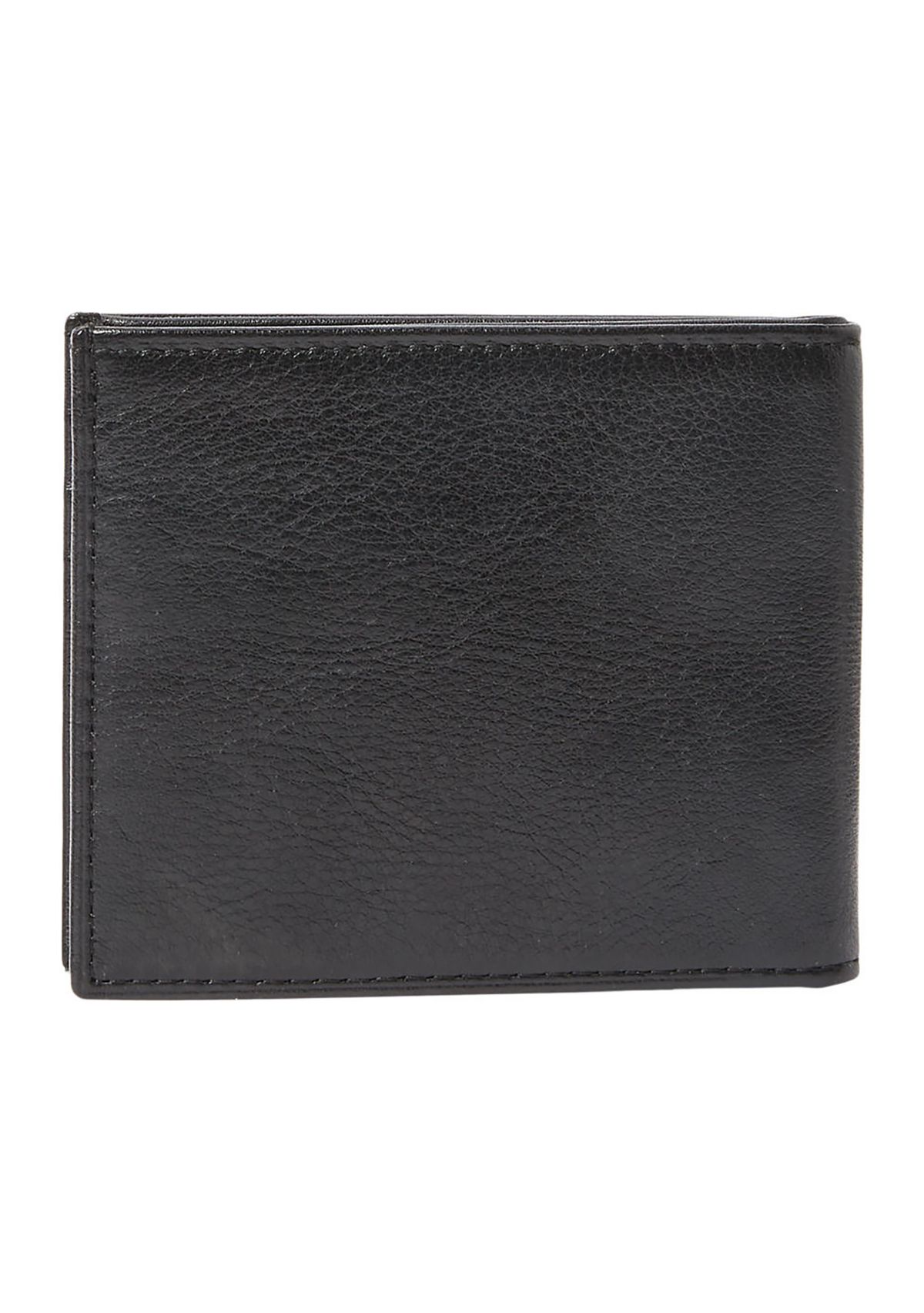 Pebbled Leather Billfold Wallet
