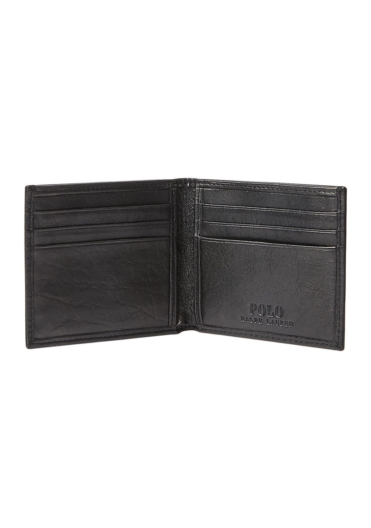 Pebbled Leather Billfold Wallet