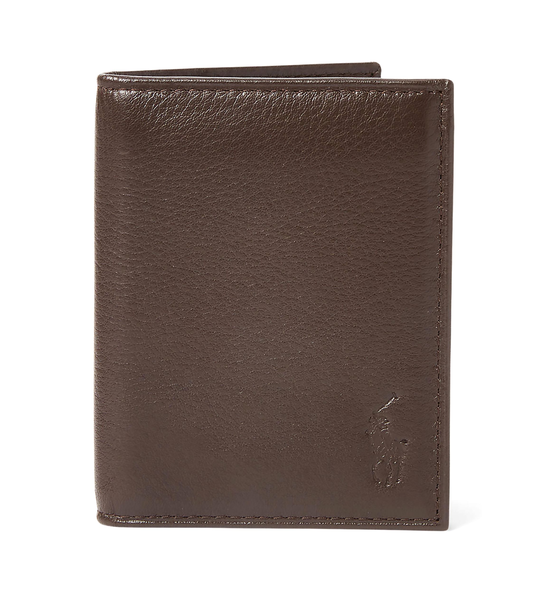 Pebbled Leather Billfold Wallet