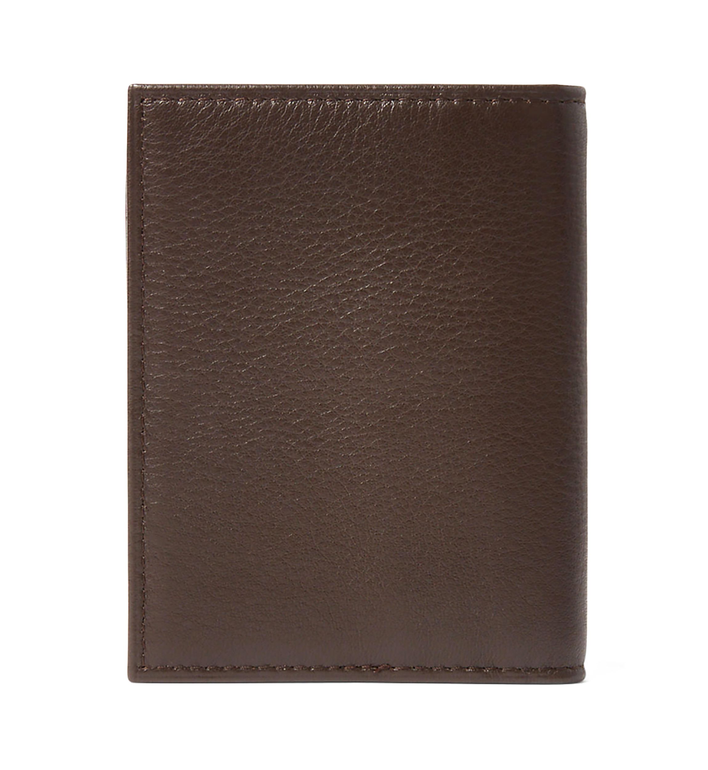 Pebbled Leather Billfold Wallet