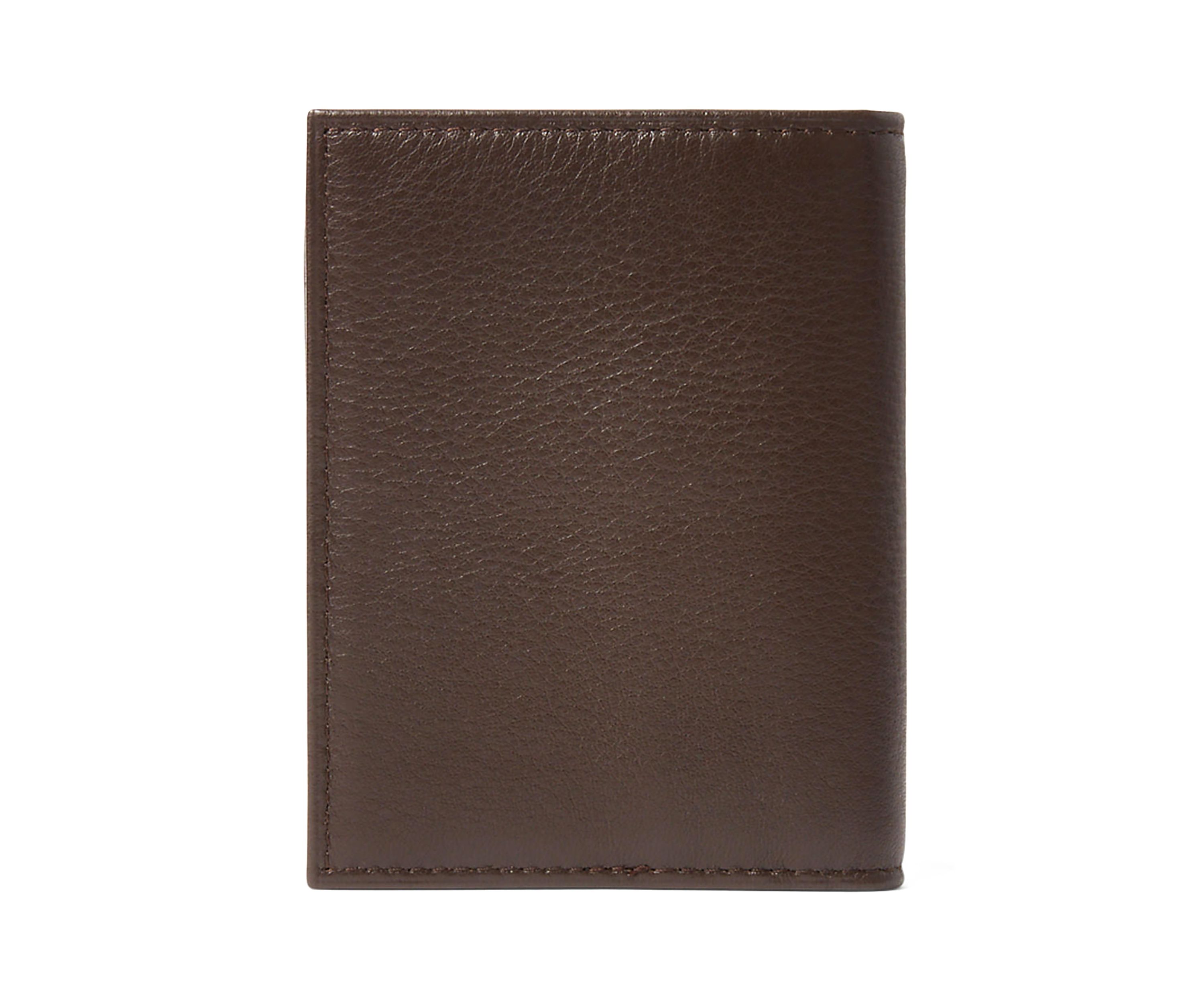 Pebbled Leather Billfold Wallet