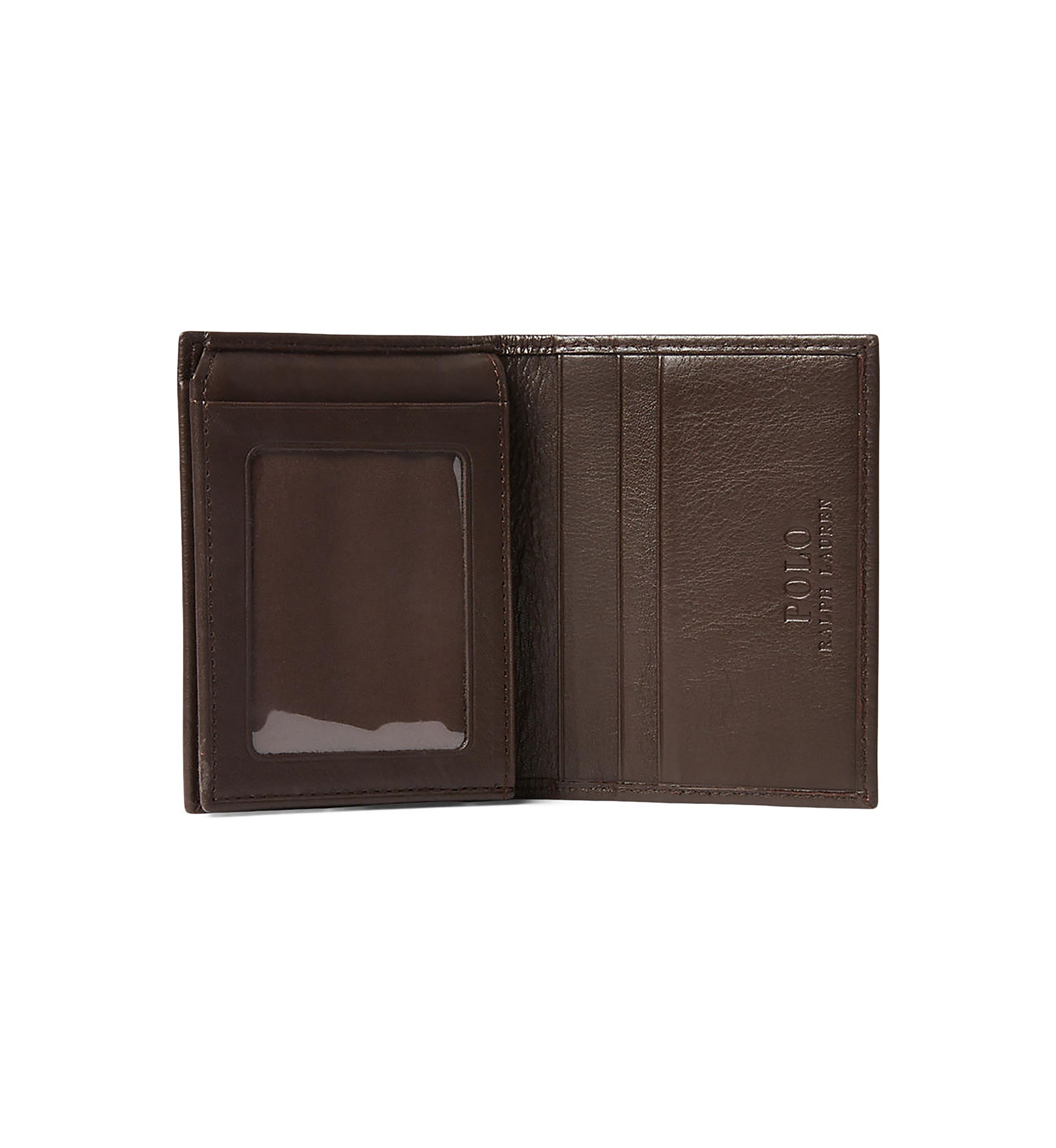 Pebbled Leather Billfold Wallet