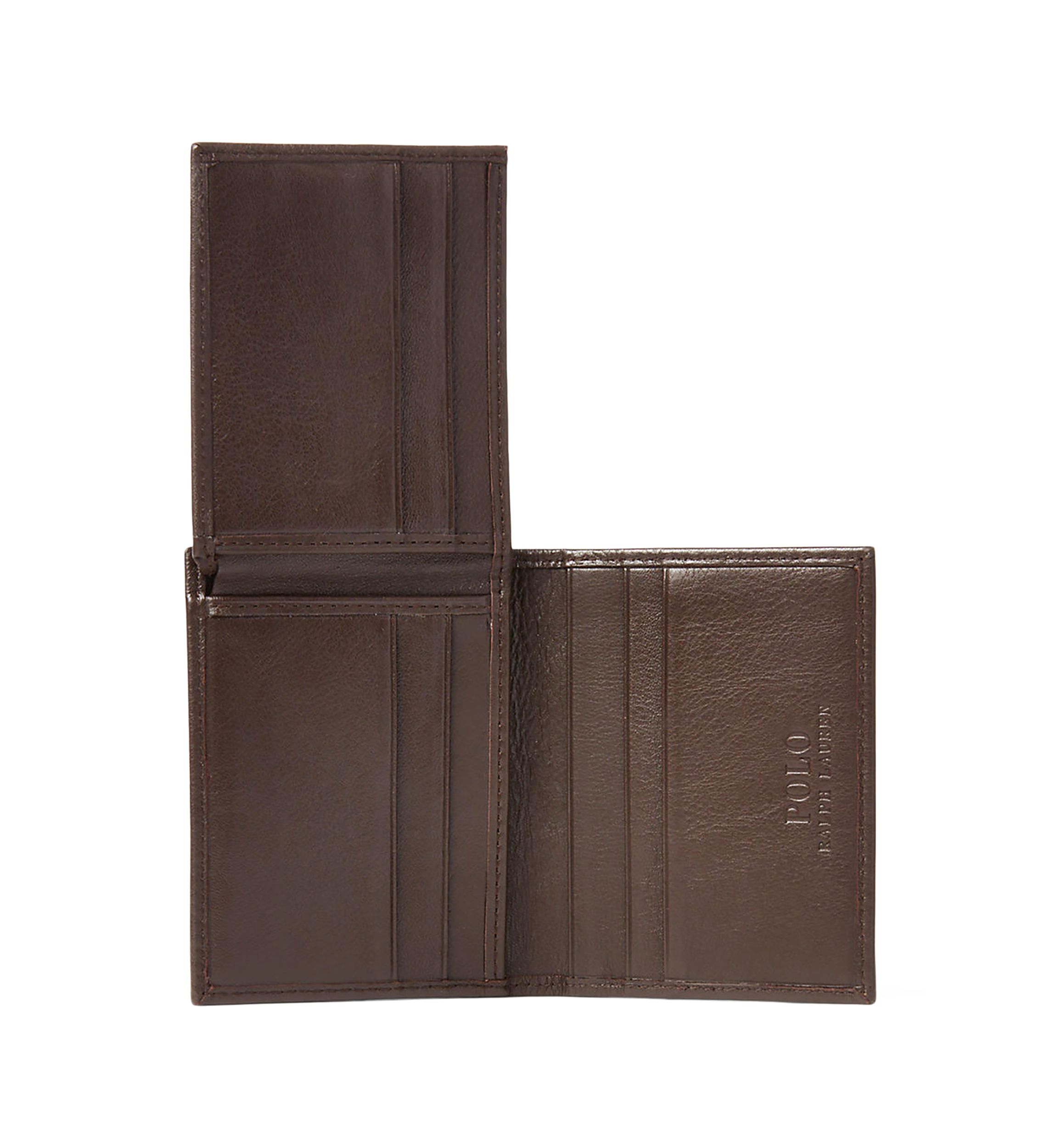 Pebbled Leather Billfold Wallet