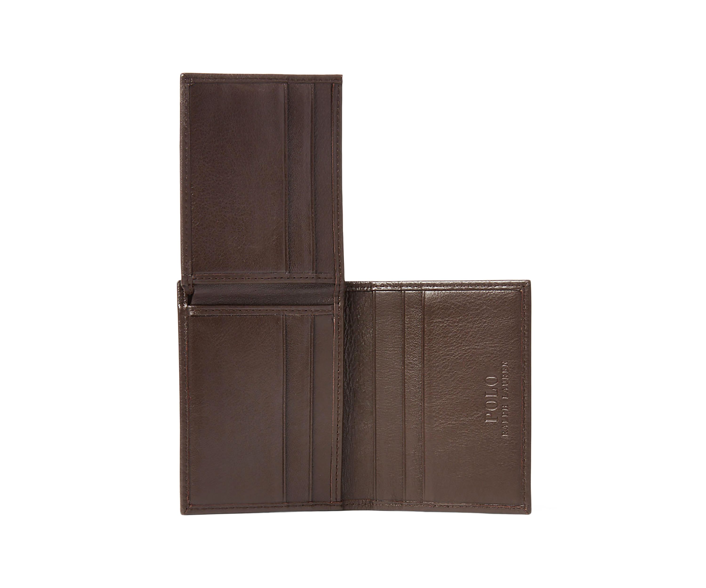Pebbled Leather Billfold Wallet