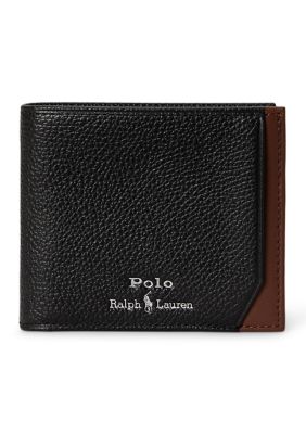Polo Ralph Lauren Men's Two-Tone Leather Billfold Wallet
