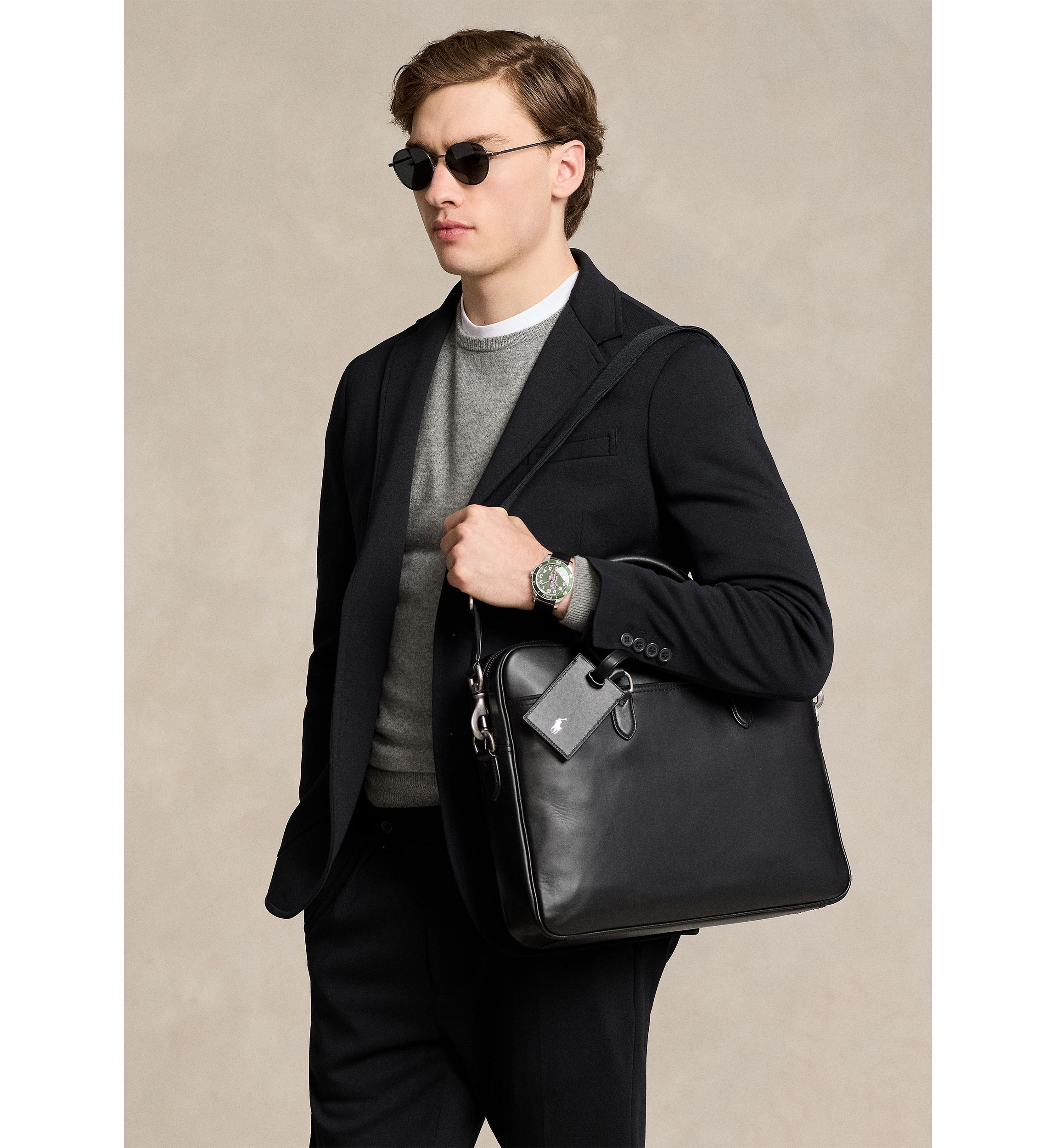 Smooth Leather Commuter Bag
