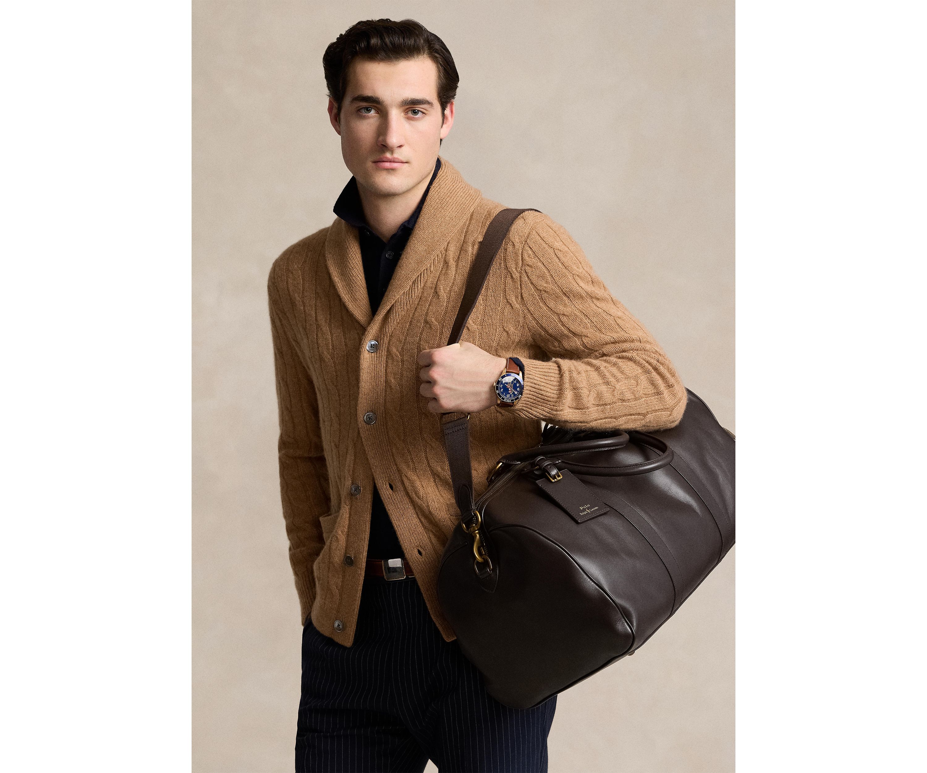 Smooth Leather Duffel Bag
