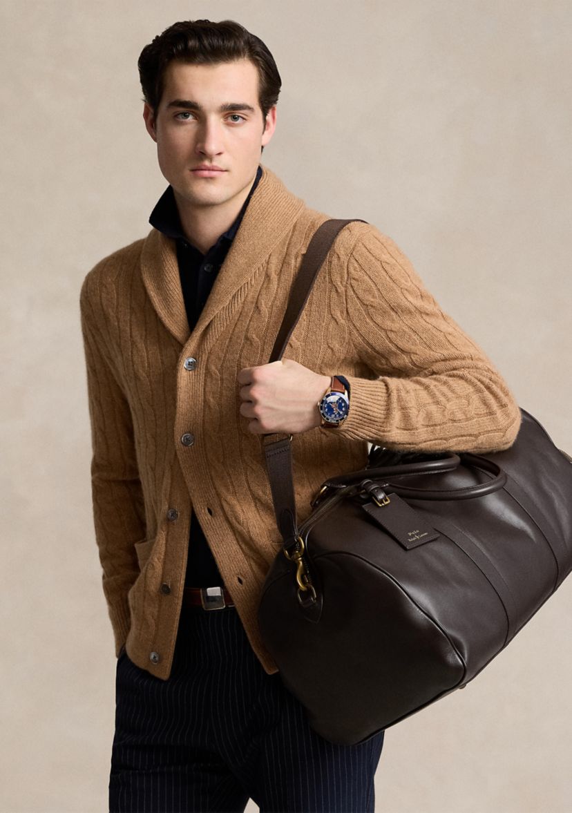 Smooth Leather Duffel Bag