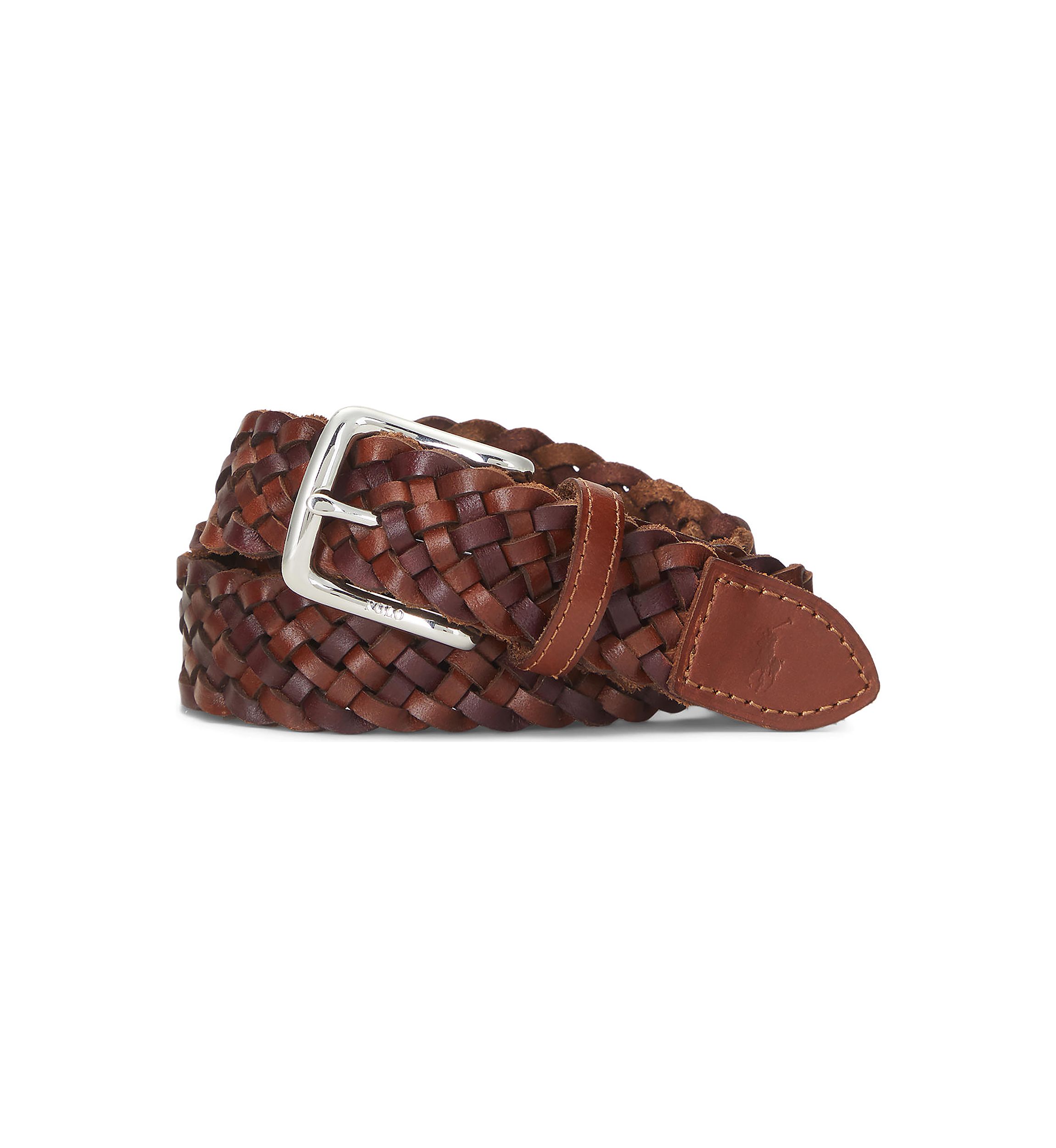 Braided Leather Belt