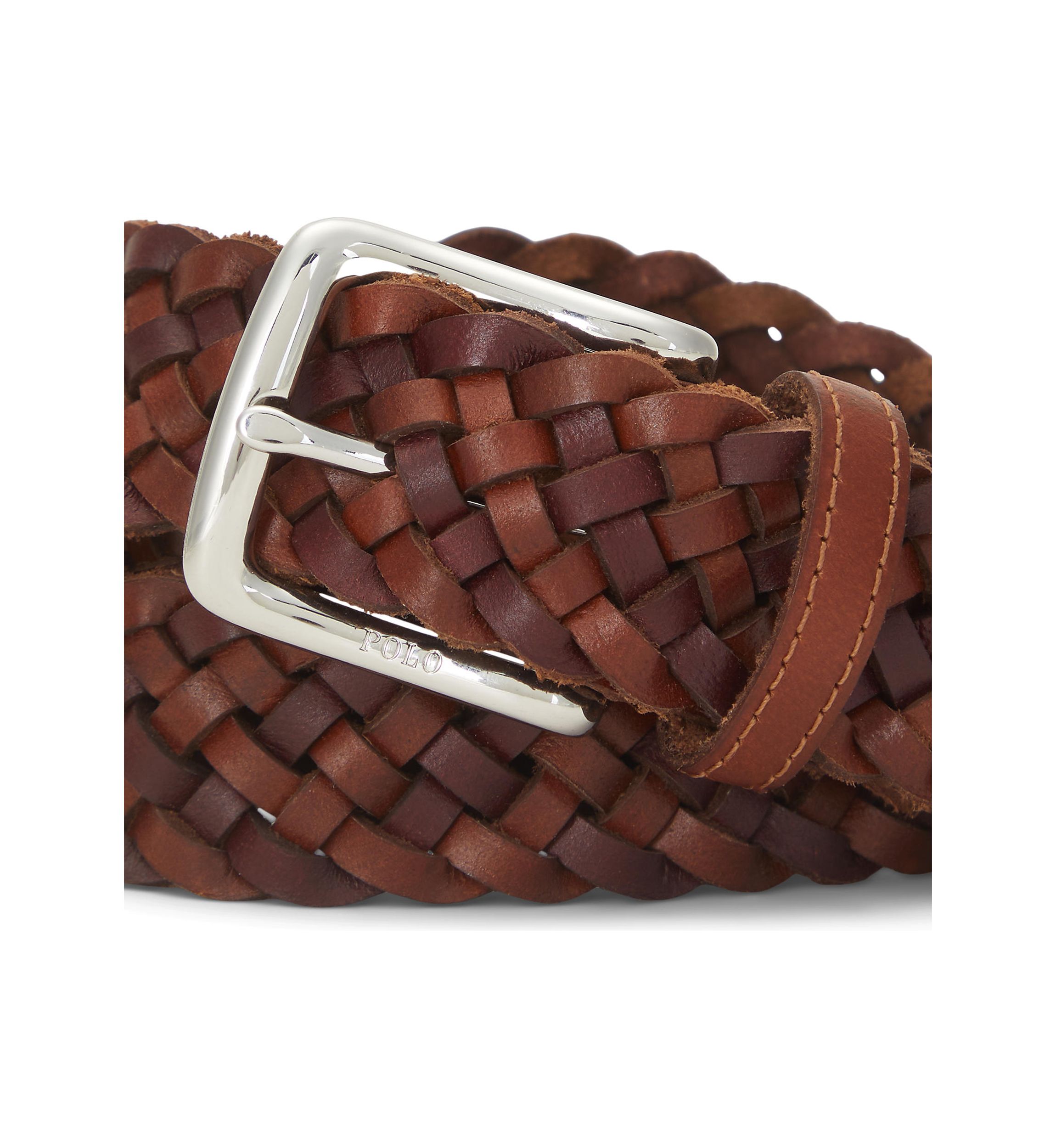 Braided Leather Belt