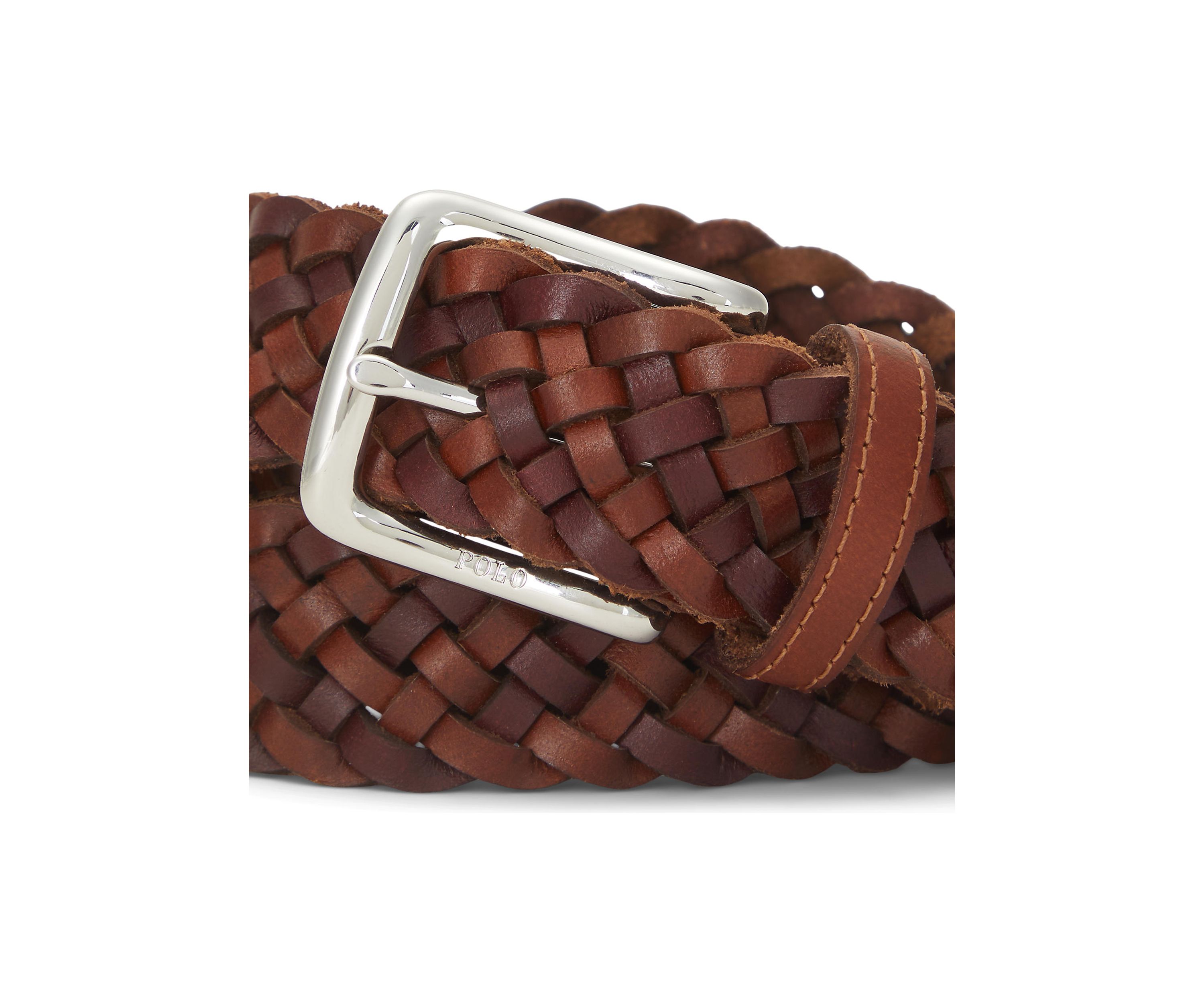 Braided Leather Belt