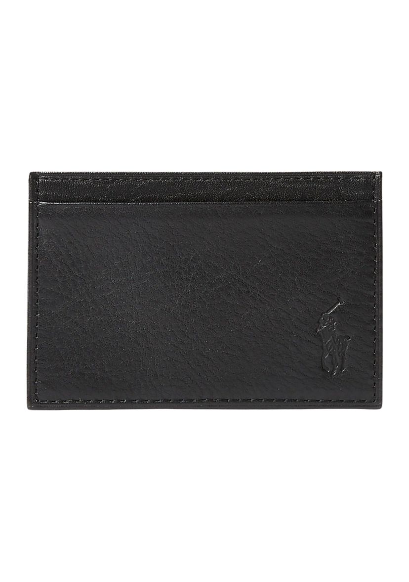 Pebbled Leather Card Case