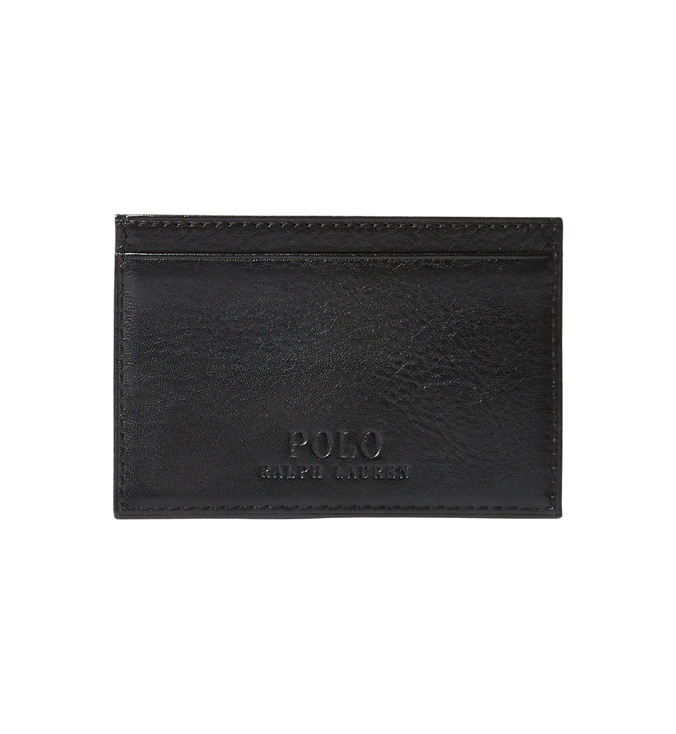 Pebbled Leather Card Case