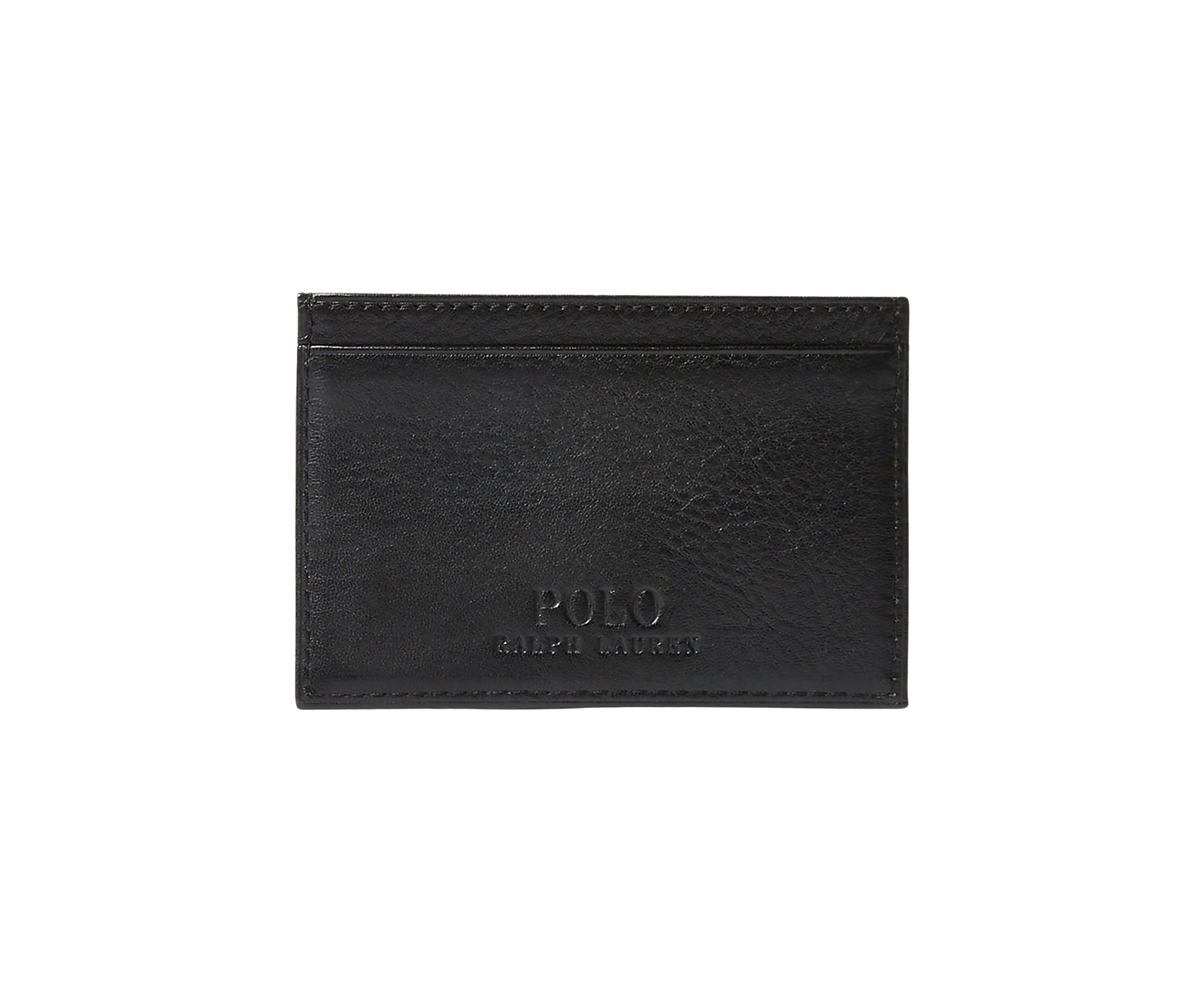 Pebbled Leather Card Case