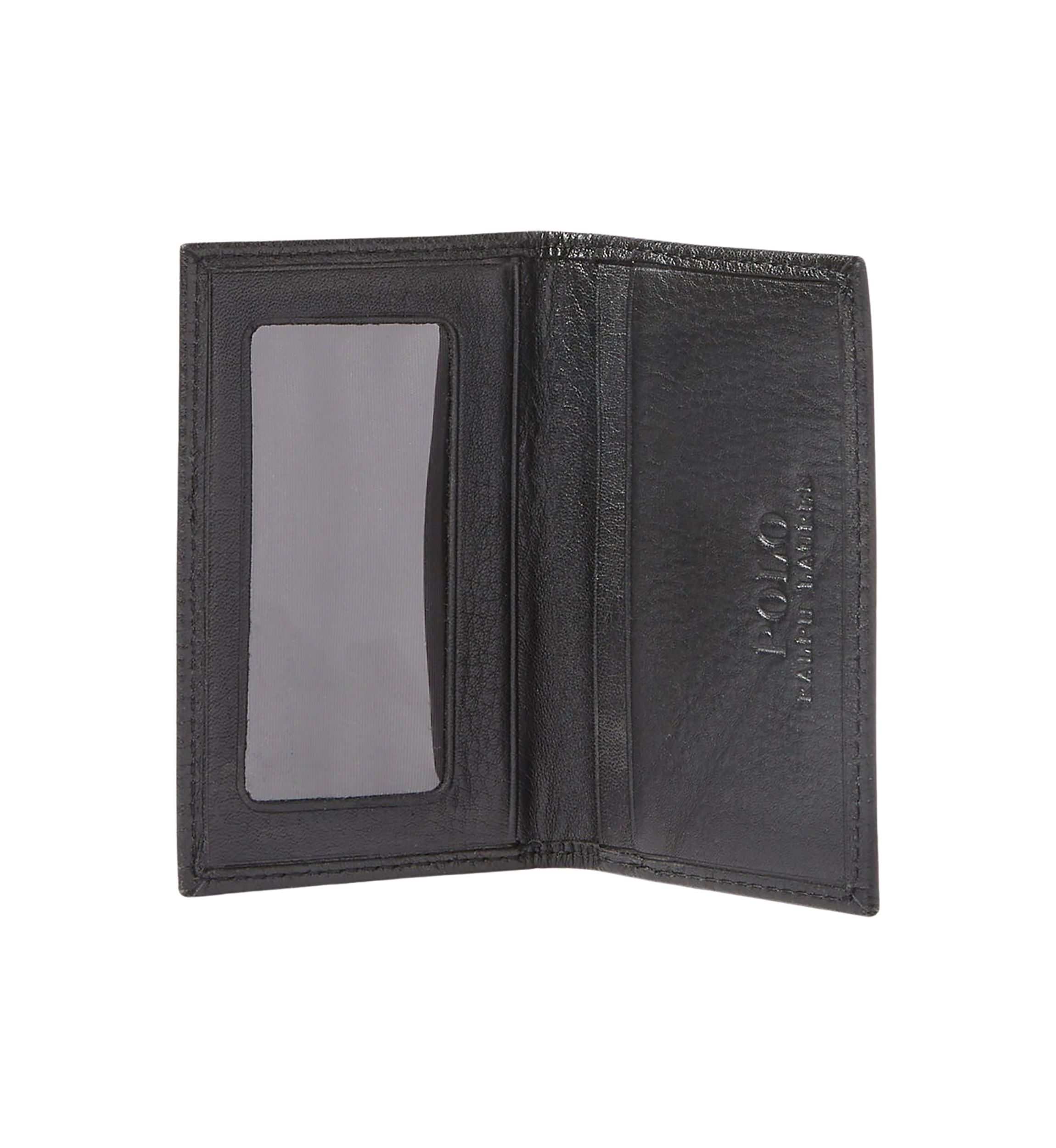 Pebbled Leather Card Wallet