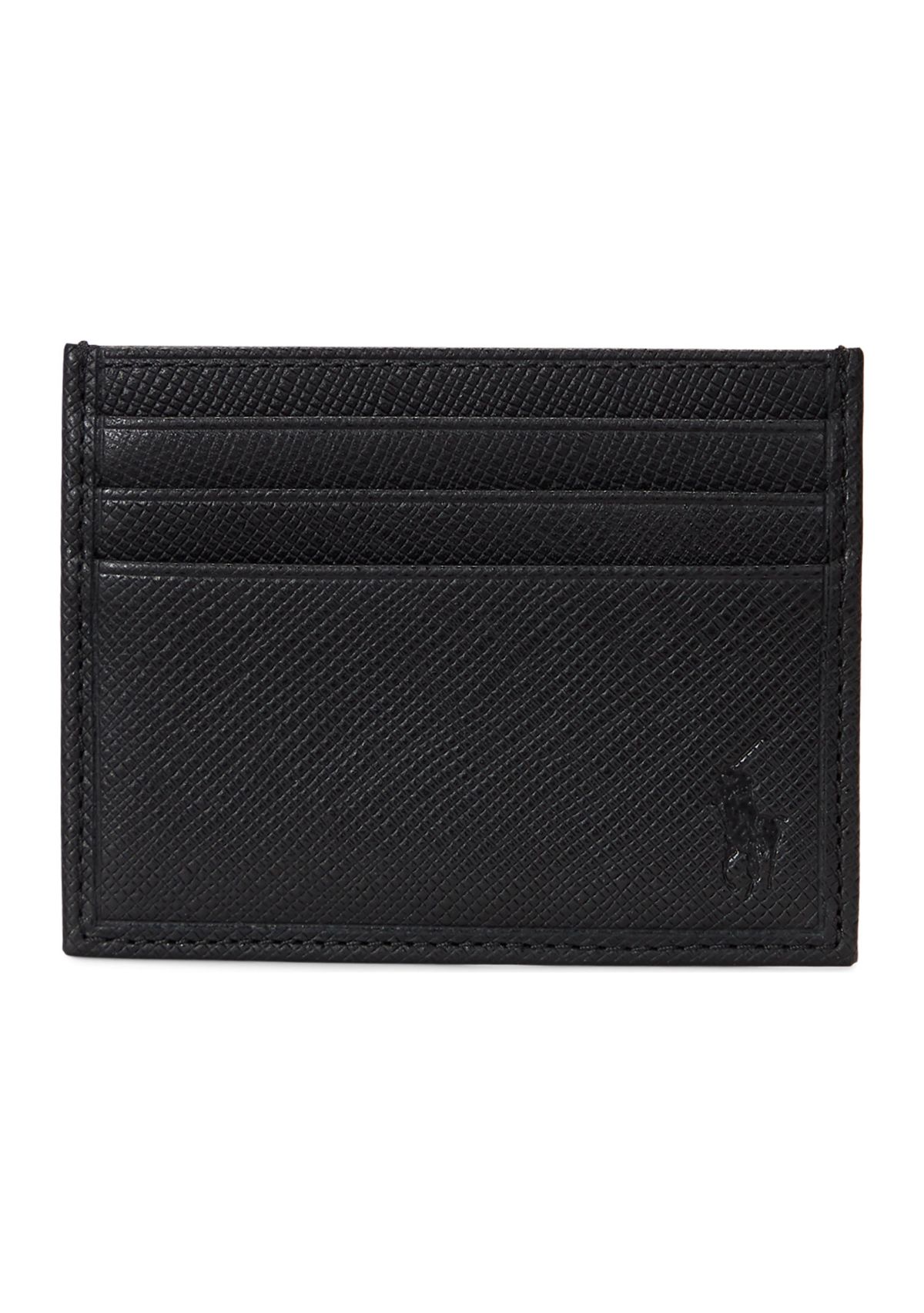 Pebbled Leather Card Case