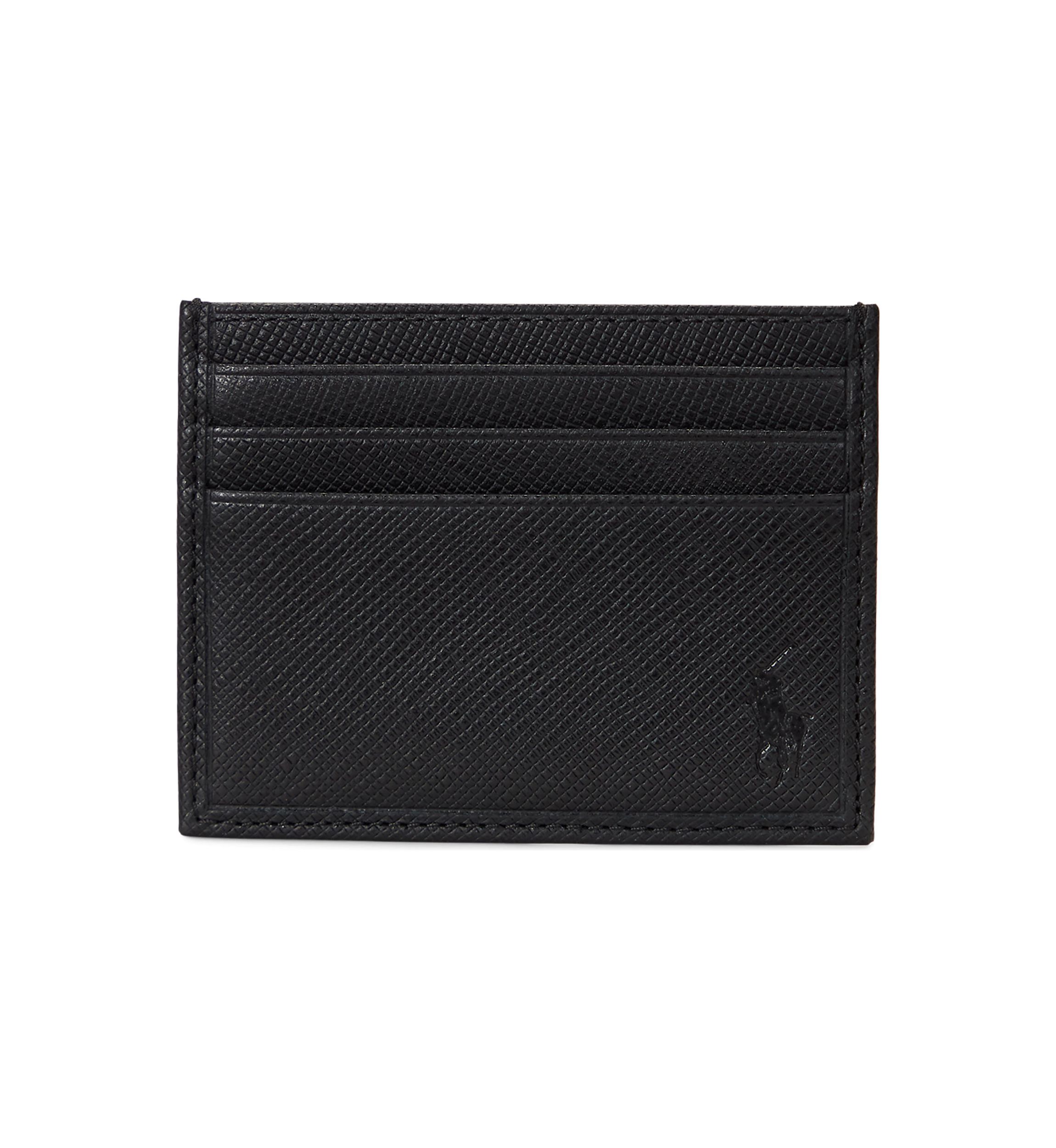 Pebbled Leather Card Case