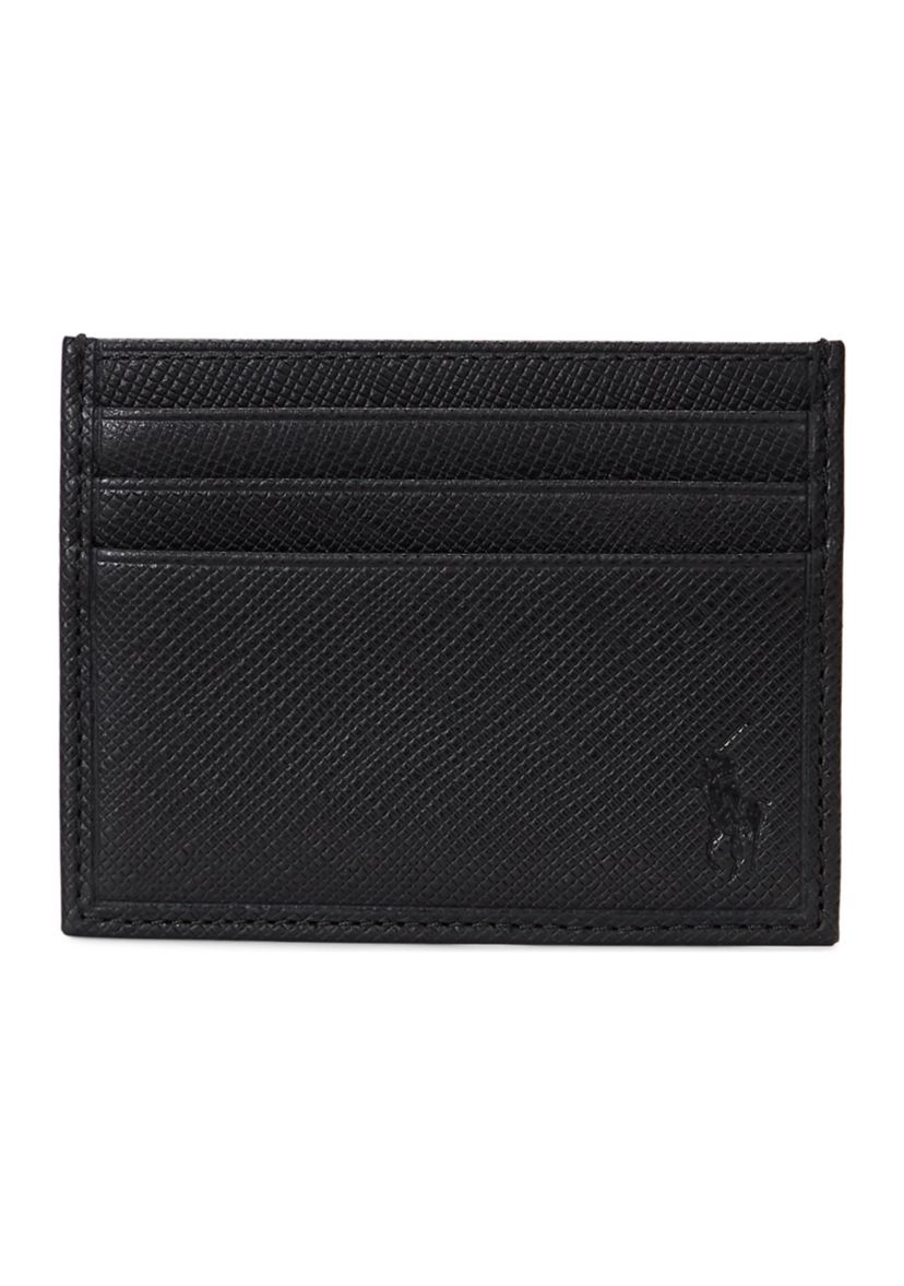 Pebbled Leather Card Case