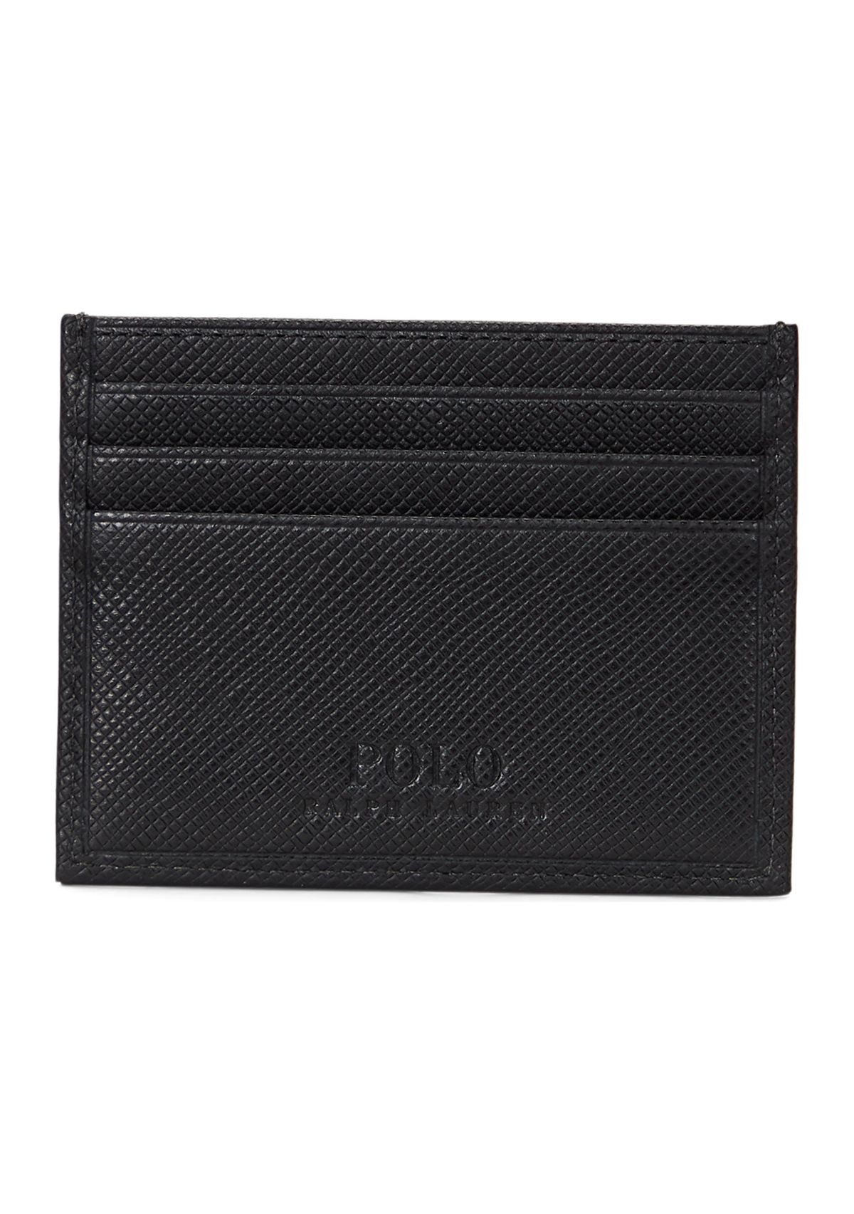 Pebbled Leather Card Case